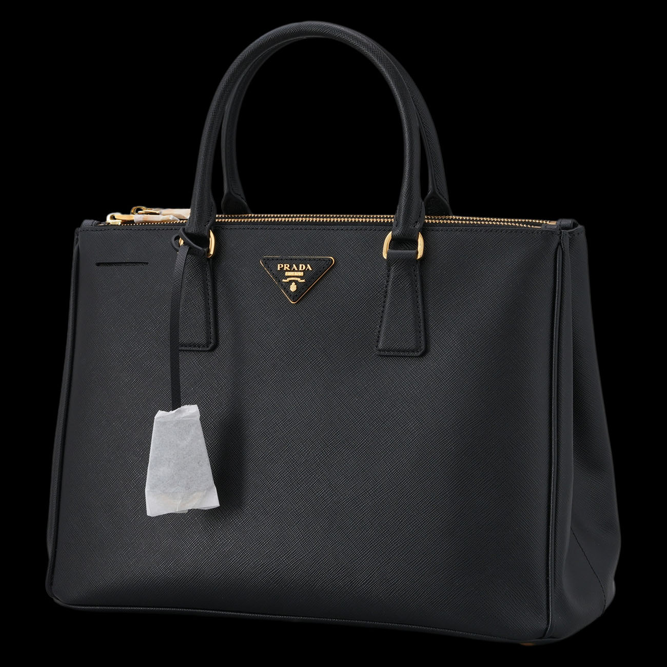 PRADA(USED)프라다 삼각로고 토트겸 숄더백