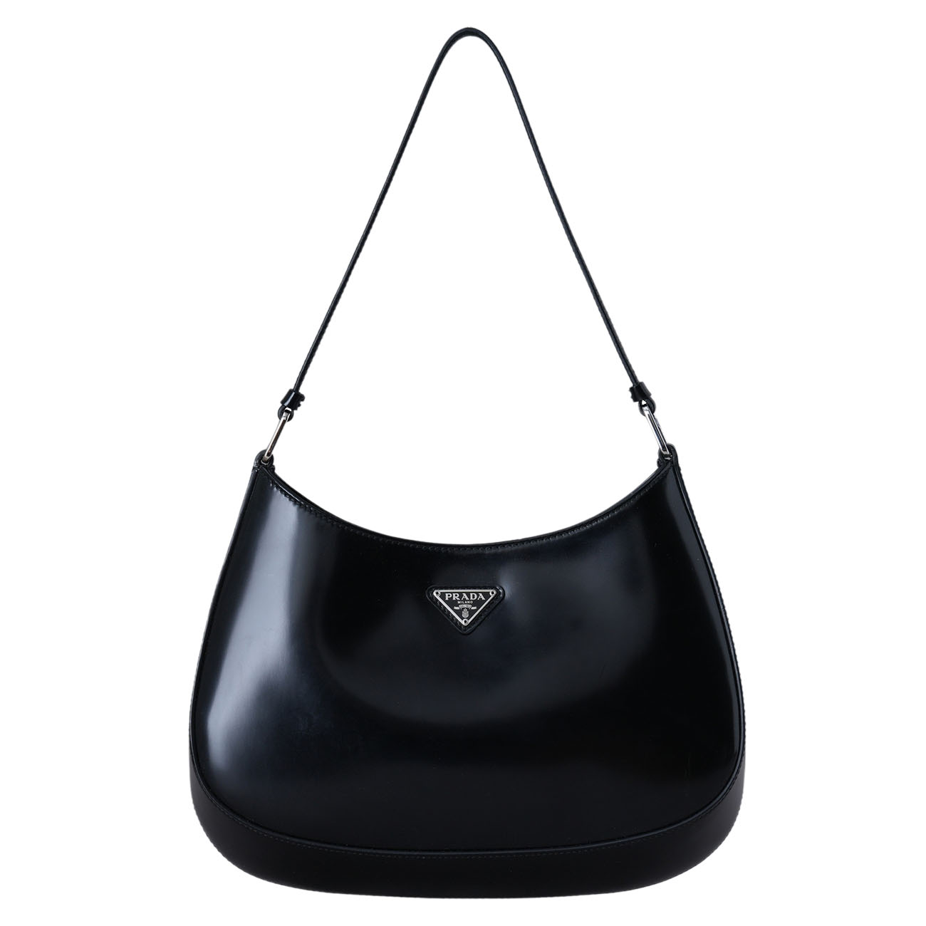 PRADA(USED)프라다 1BC499 클레오 브러시드 호보백
