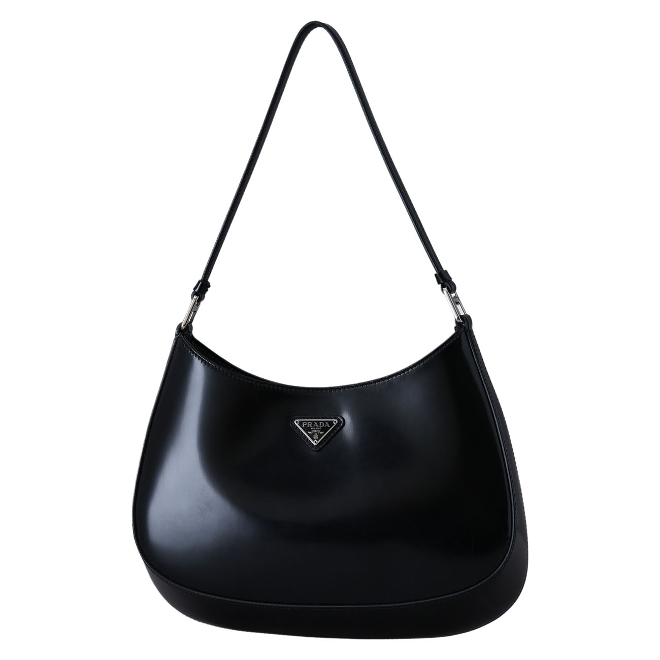 PRADA(USED)프라다 1BC499 클레오 브러시드 호보백