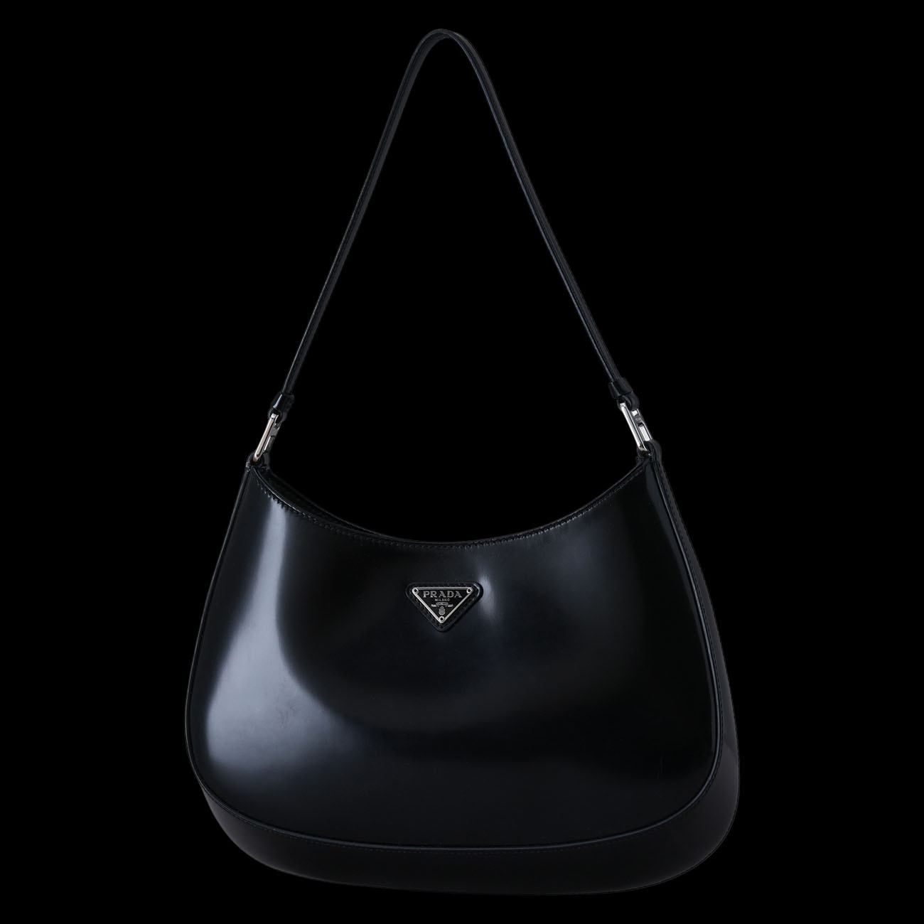 PRADA(USED)프라다 1BC499 클레오 브러시드 호보백