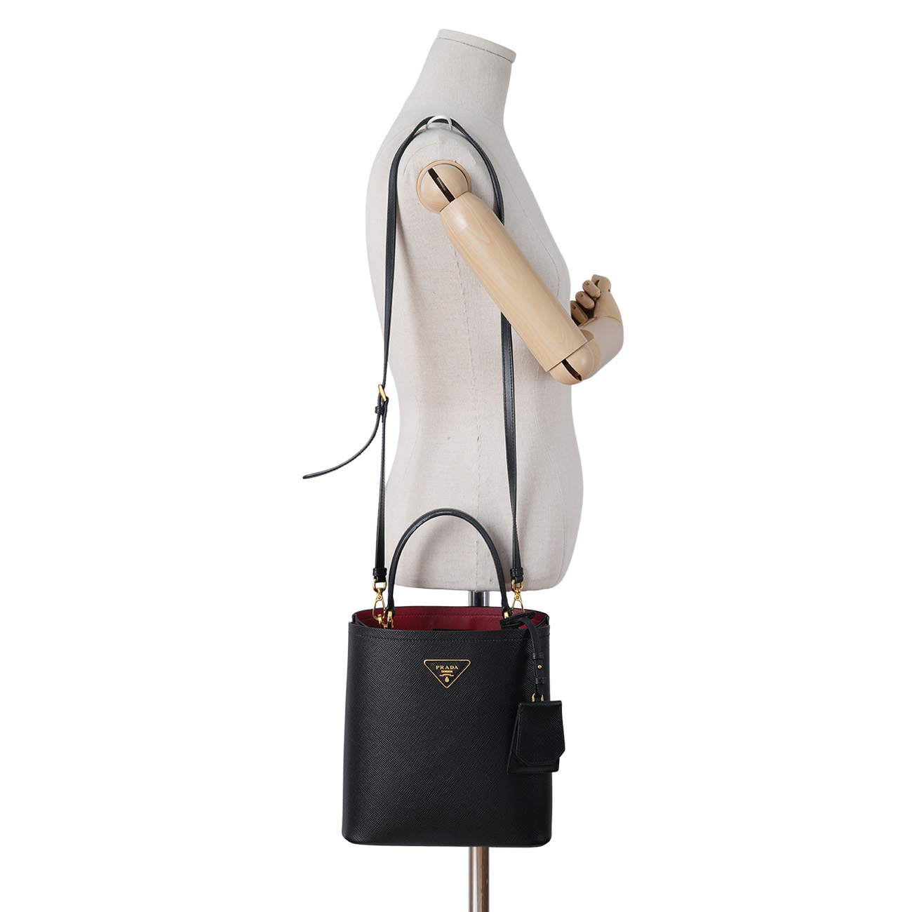 PRADA(USED)프라다 1BA212 사피아노 파니에 토트백