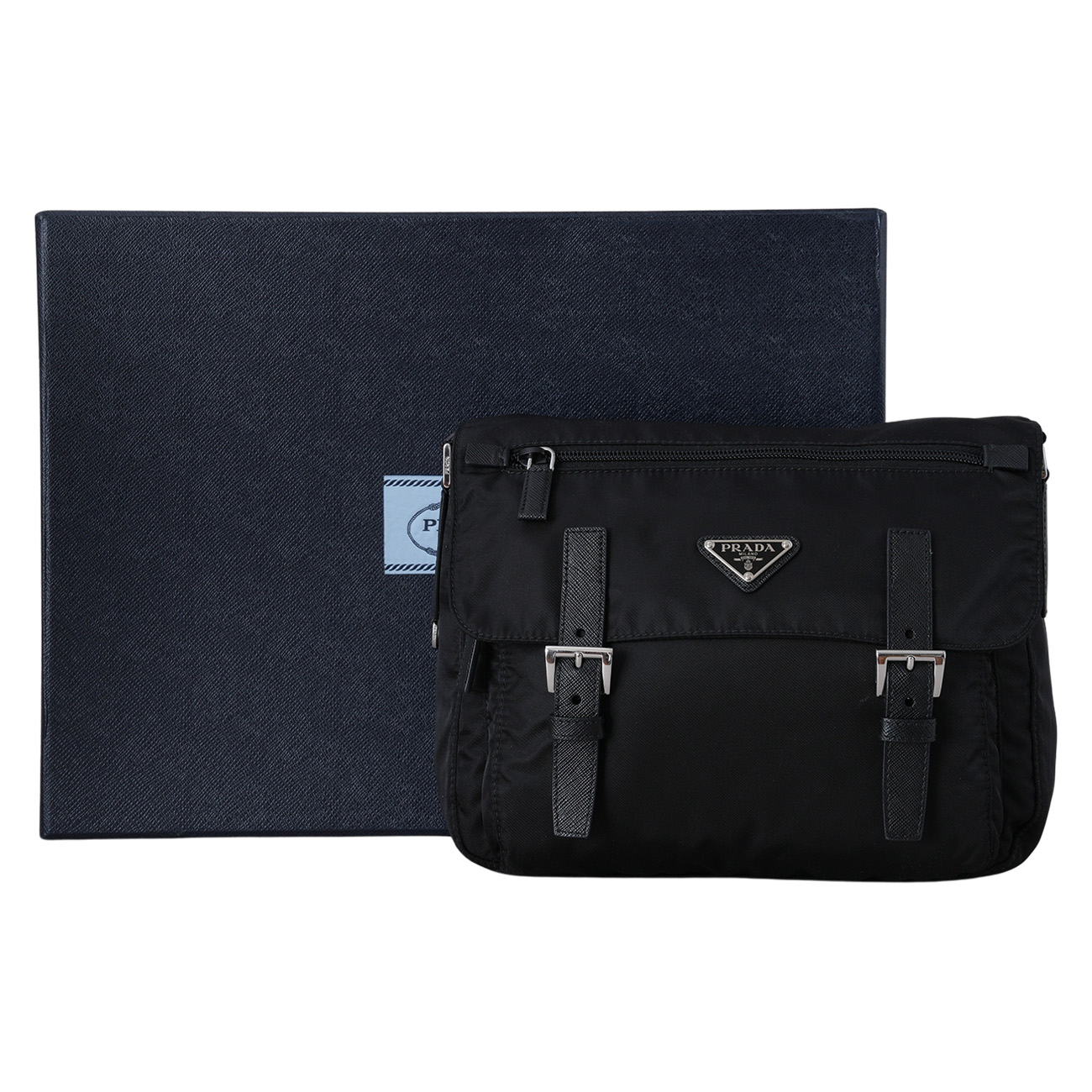 PRADA(USED)프라다 1BD953 리나일론 메신저백