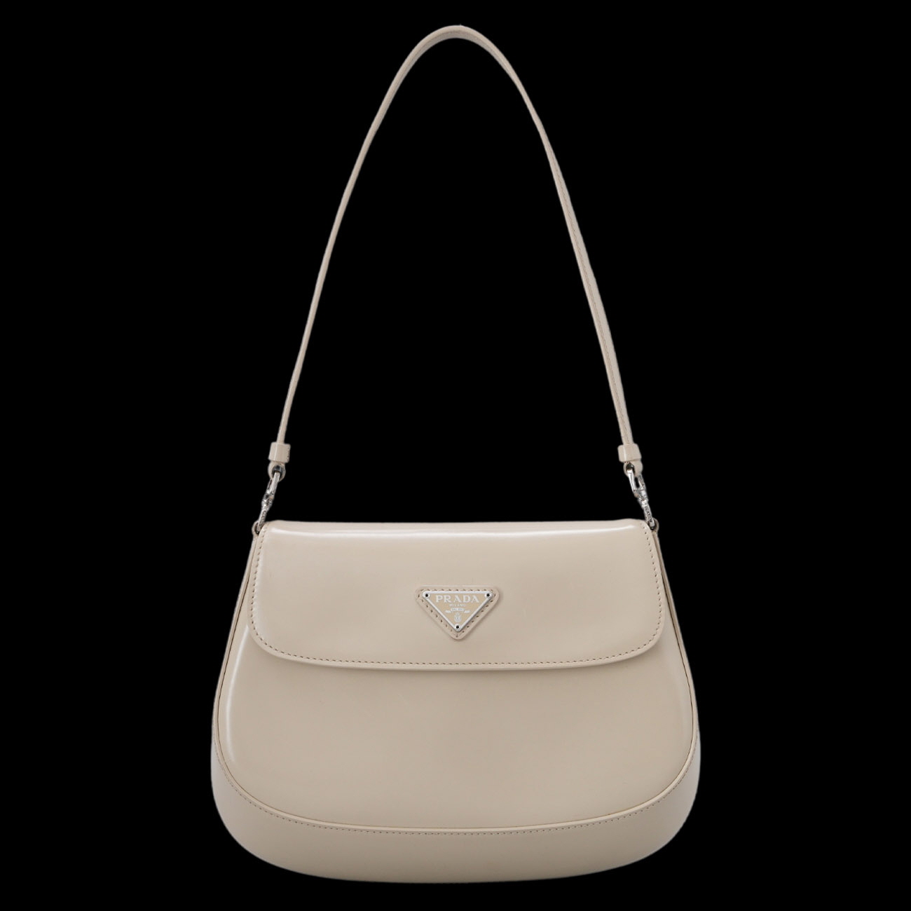 PRADA(USED)프라다 1BD311 클레오 브러시드 가죽 숄더 백