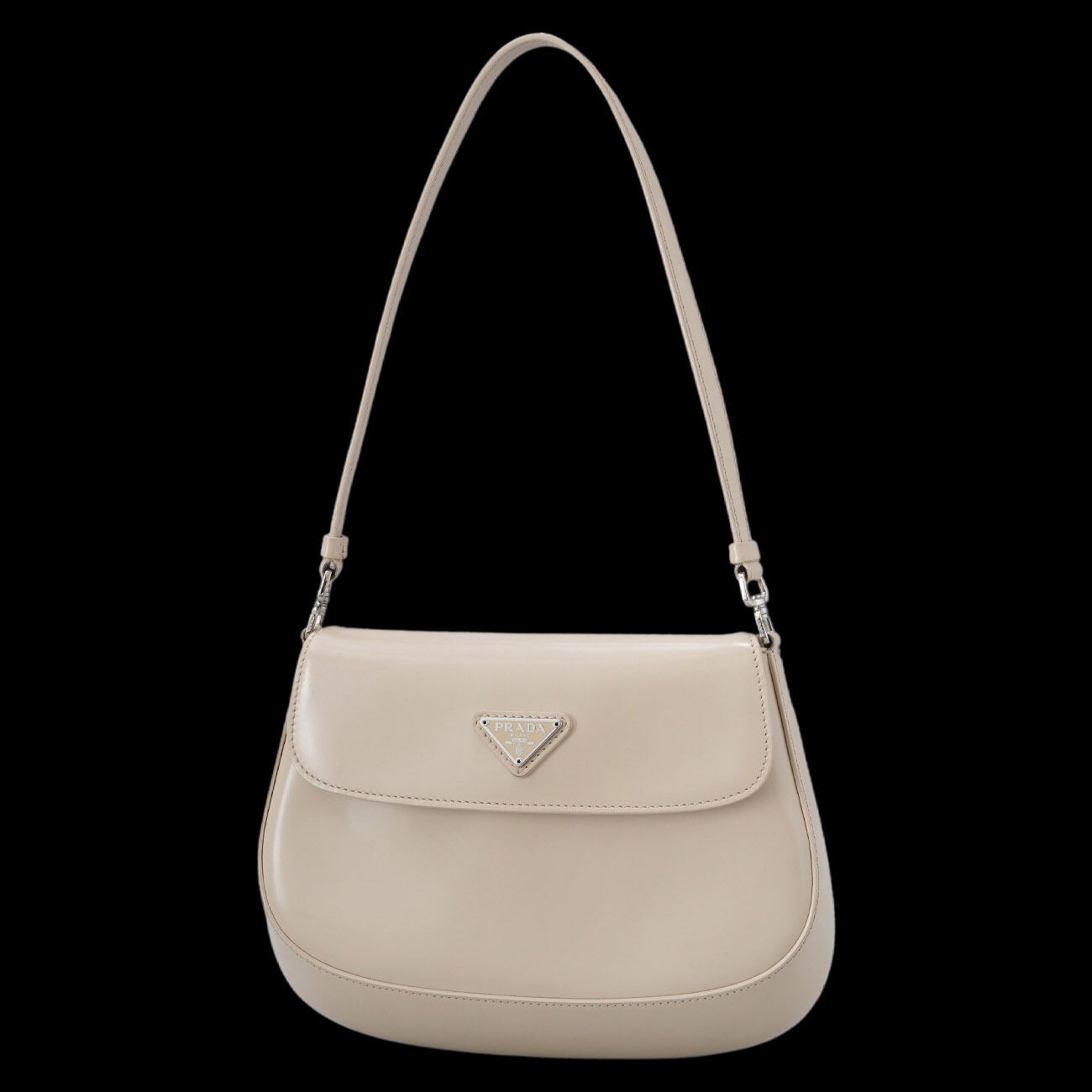 PRADA(USED)프라다 1BD311 클레오 브러시드 가죽 숄더 백