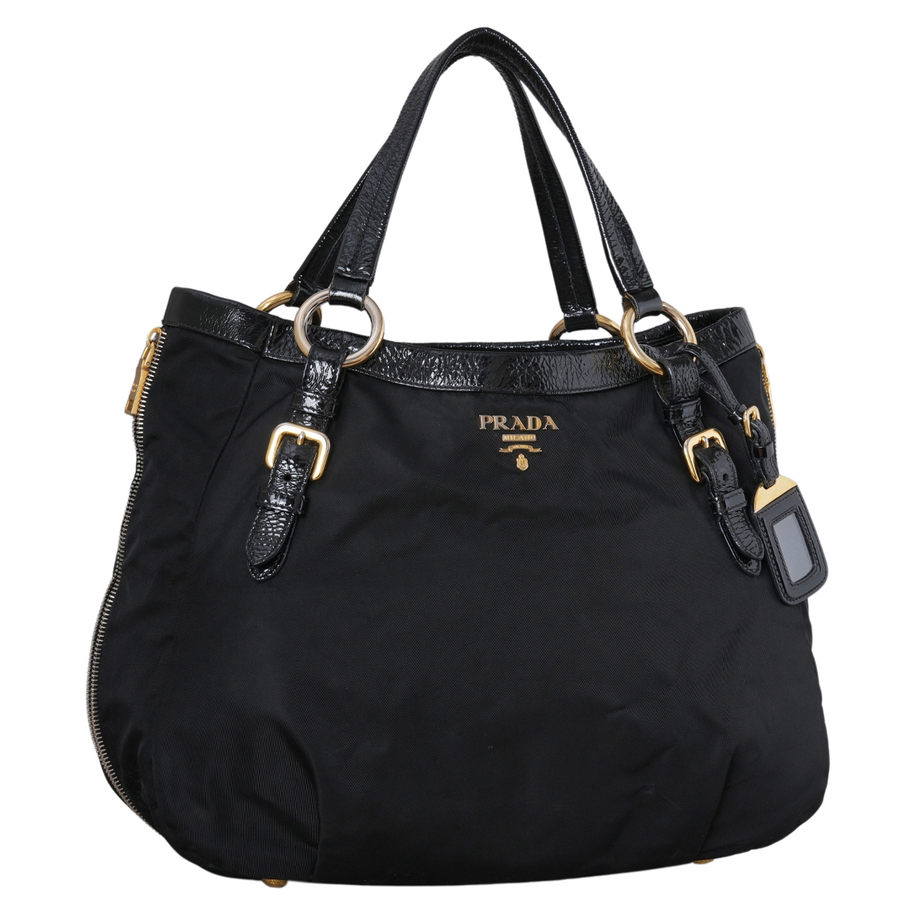 PRADA(USED)프라다 나일론 토트백 블랙