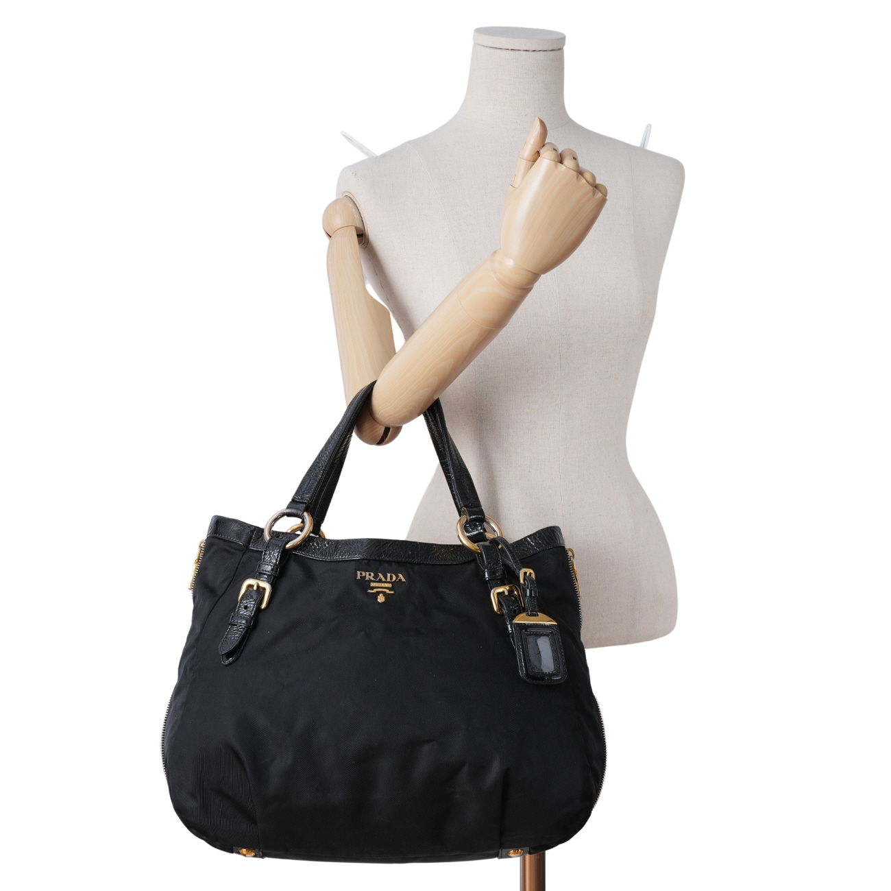 PRADA(USED)프라다 나일론 토트백 블랙