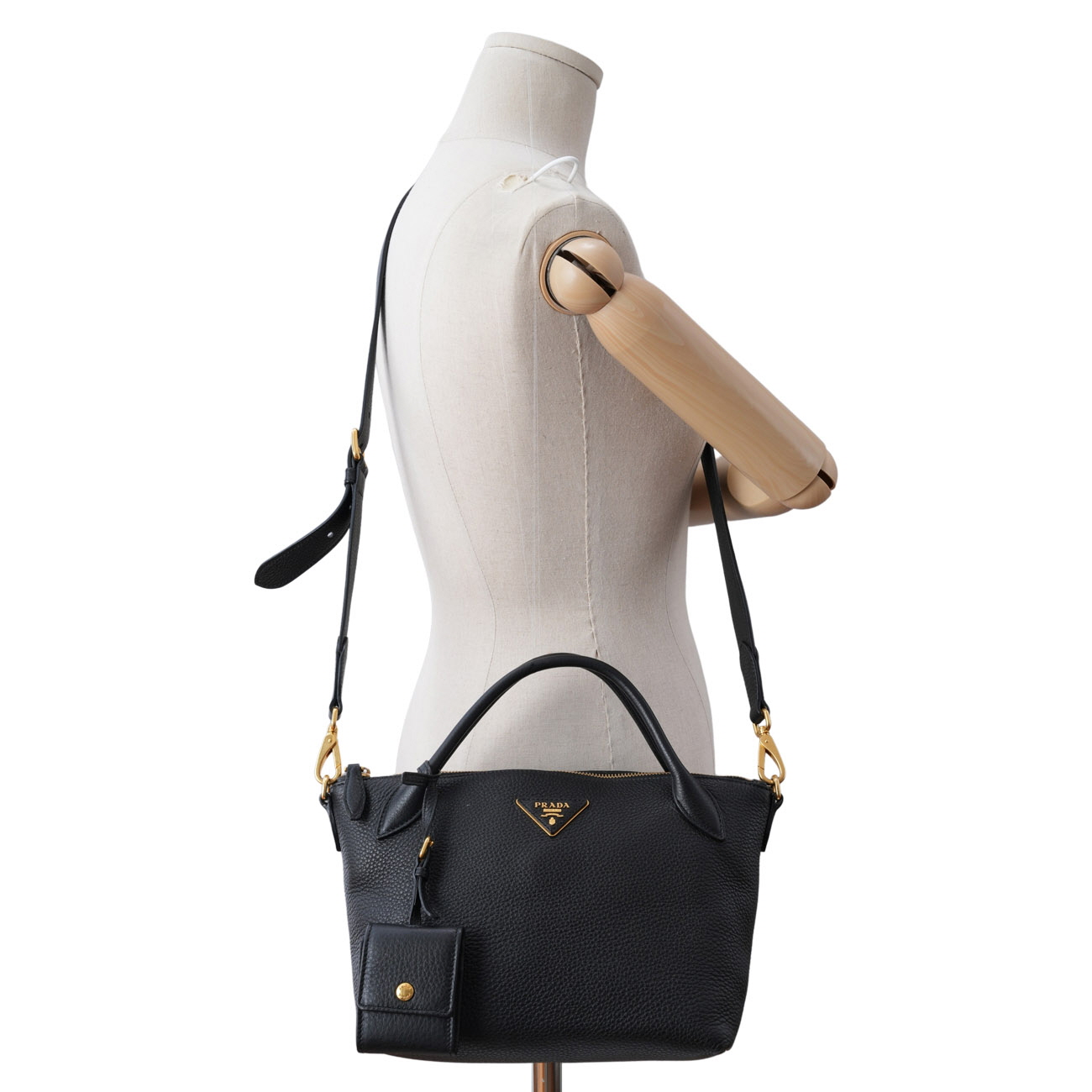 PRADA(USED)프라다 삼각로고 비텔로 다이노 숄더백