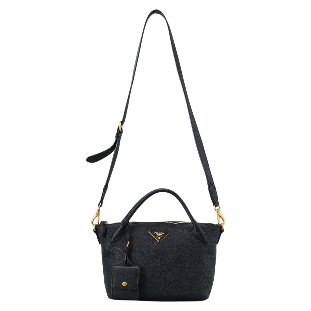 PRADA(USED)프라다 삼각로고 비텔로 다이노 숄더백