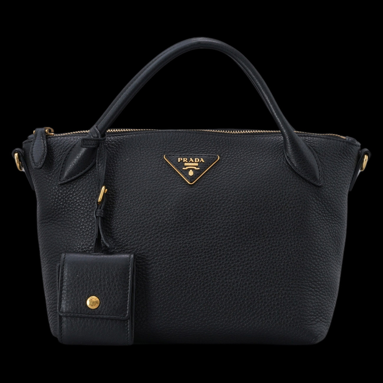 PRADA(USED)프라다 삼각로고 비텔로 다이노 숄더백