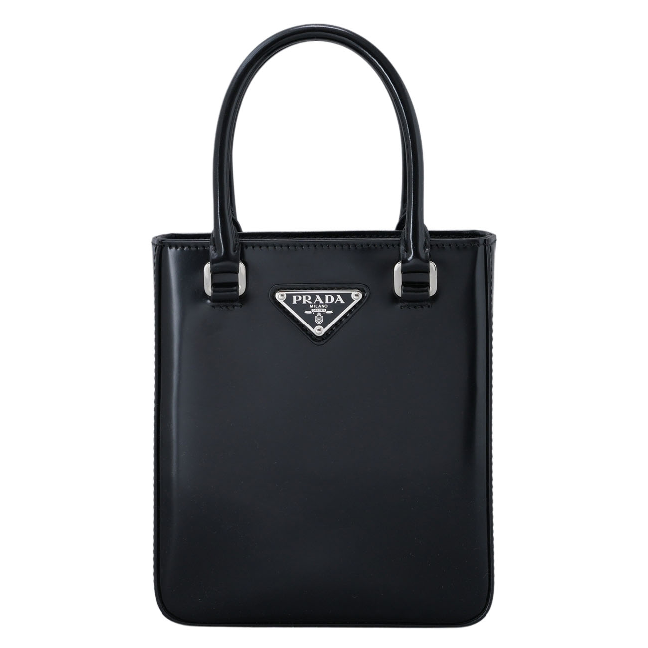 PRADA(USED)프라다 브러시드 미니 토트겸 숄더백