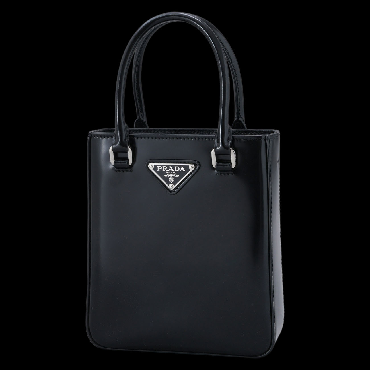 PRADA(USED)프라다 브러시드 미니 토트겸 숄더백