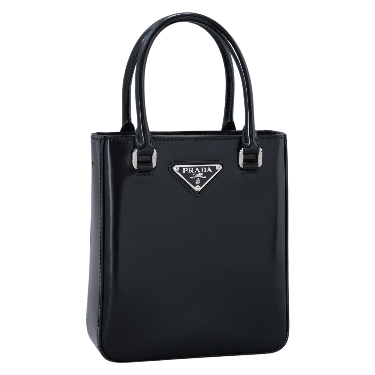 PRADA(USED)프라다 브러시드 미니 토트겸 숄더백