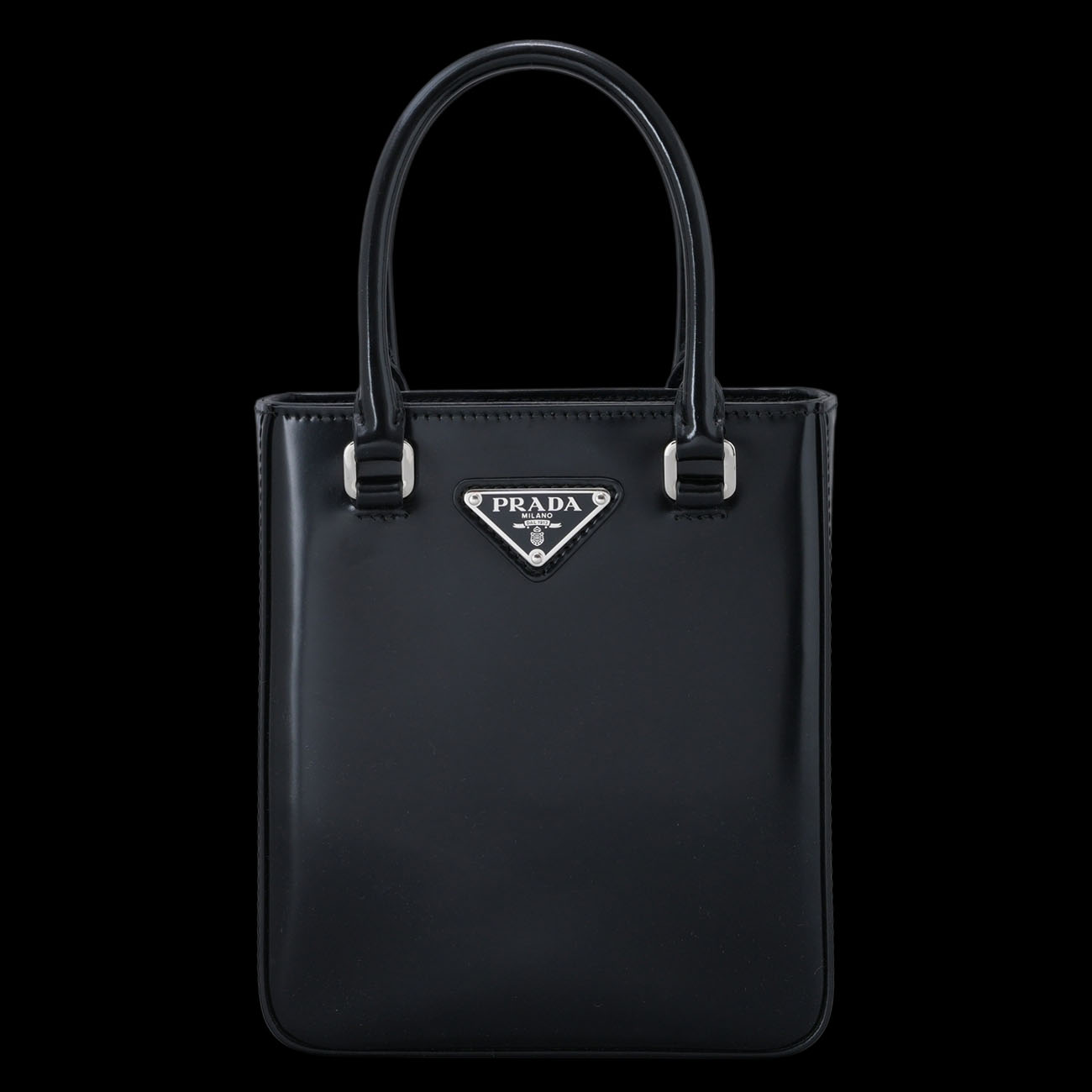 PRADA(USED)프라다 브러시드 미니 토트겸 숄더백
