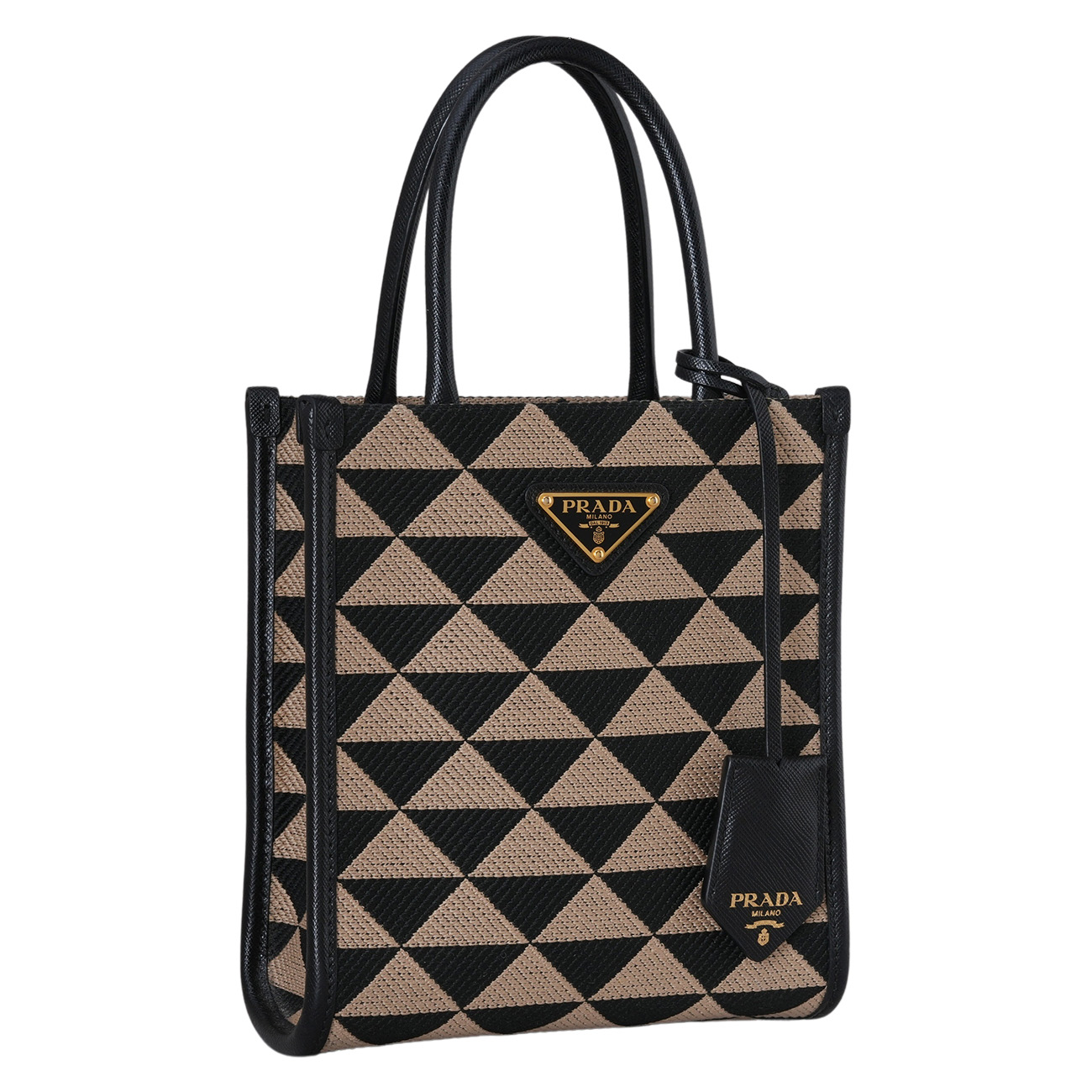 PRADA(USED)프라다 심볼 자카드 패브릭 미니백
