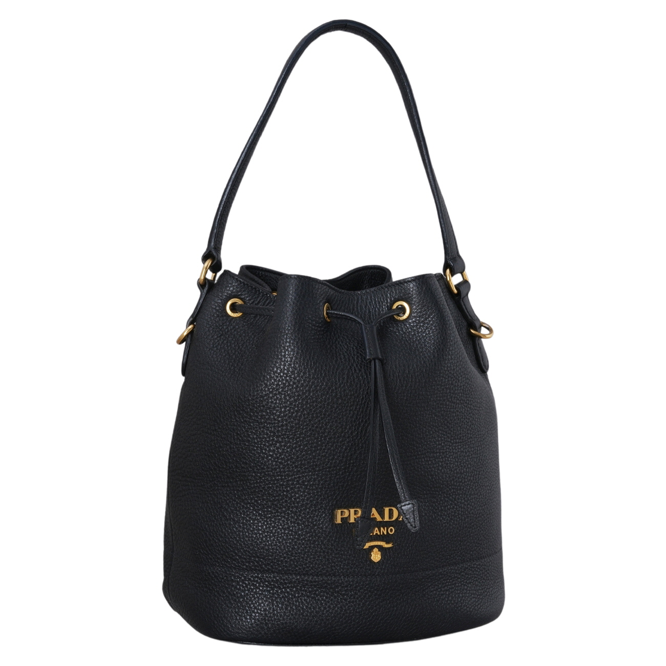 PRADA(USED)프라다 1BE018 비텔로 버킷백