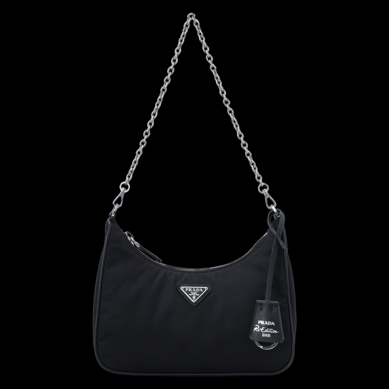 PRADA(USED)프라다 테수토 체인 호보백