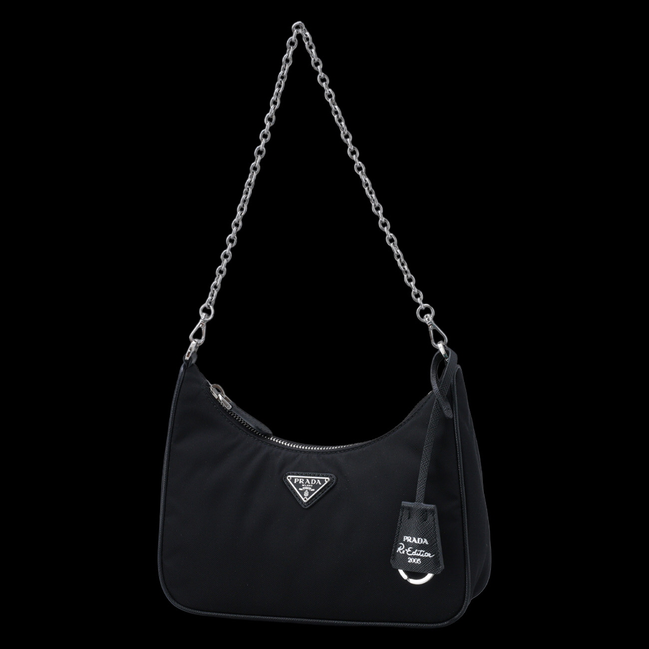 PRADA(USED)프라다 테수토 체인 호보백