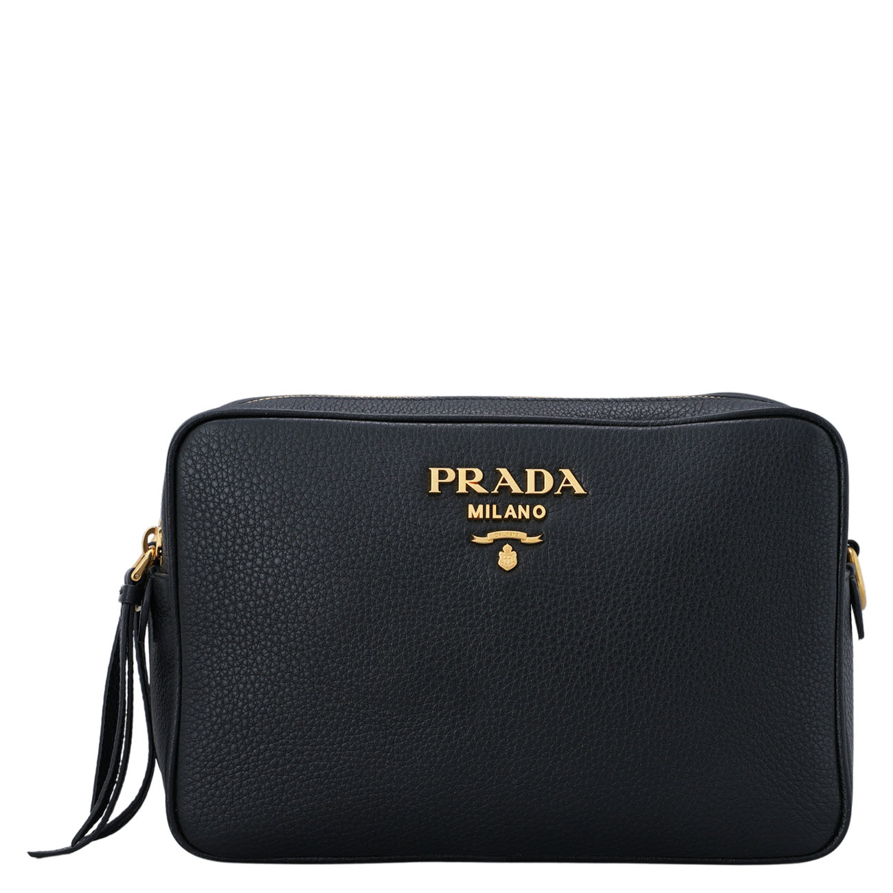 PRADA(USED)프라다 1BH079 비텔로 다이노 더블지퍼 크로스백