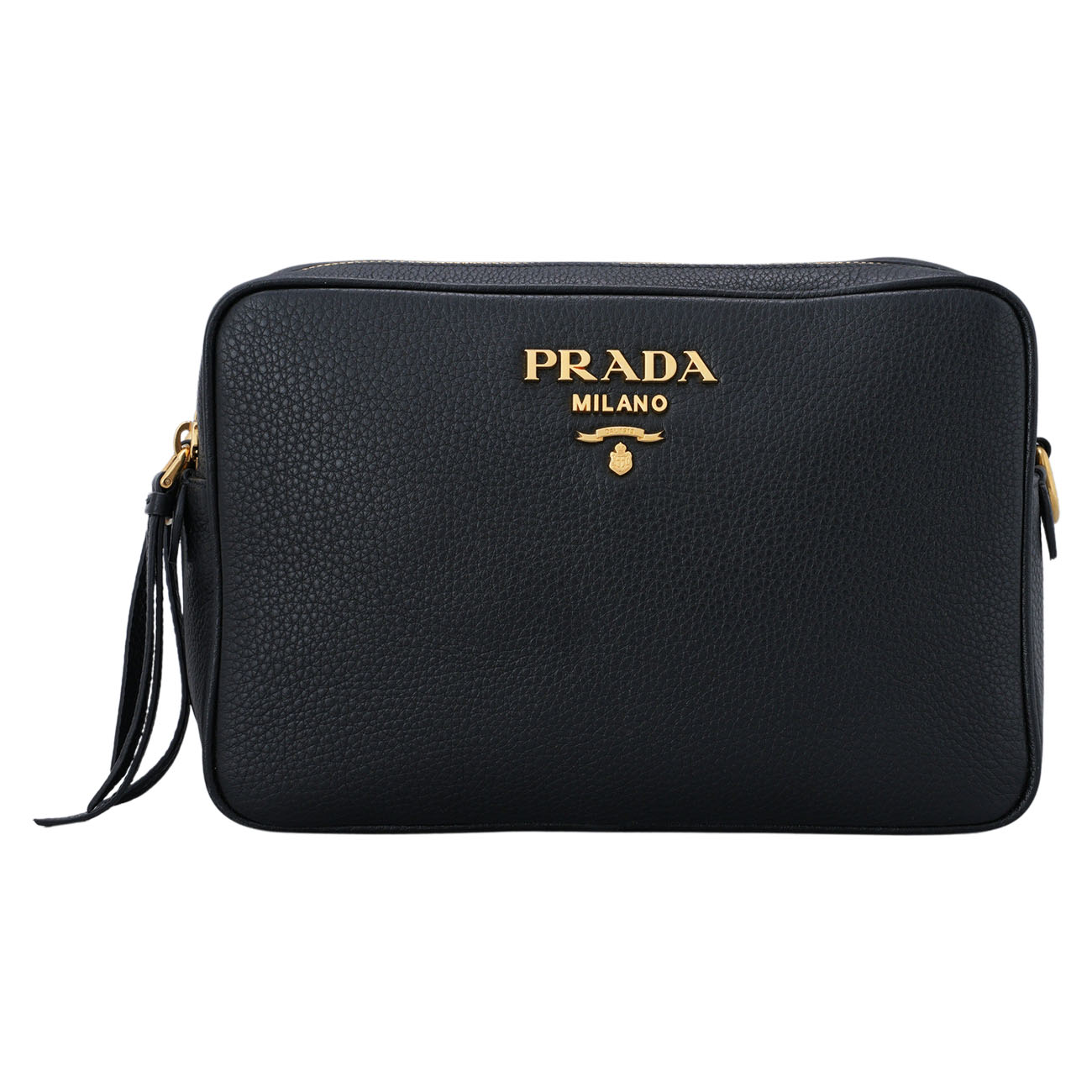 PRADA(USED)프라다 1BH079 비텔로 다이노 더블지퍼 크로스백