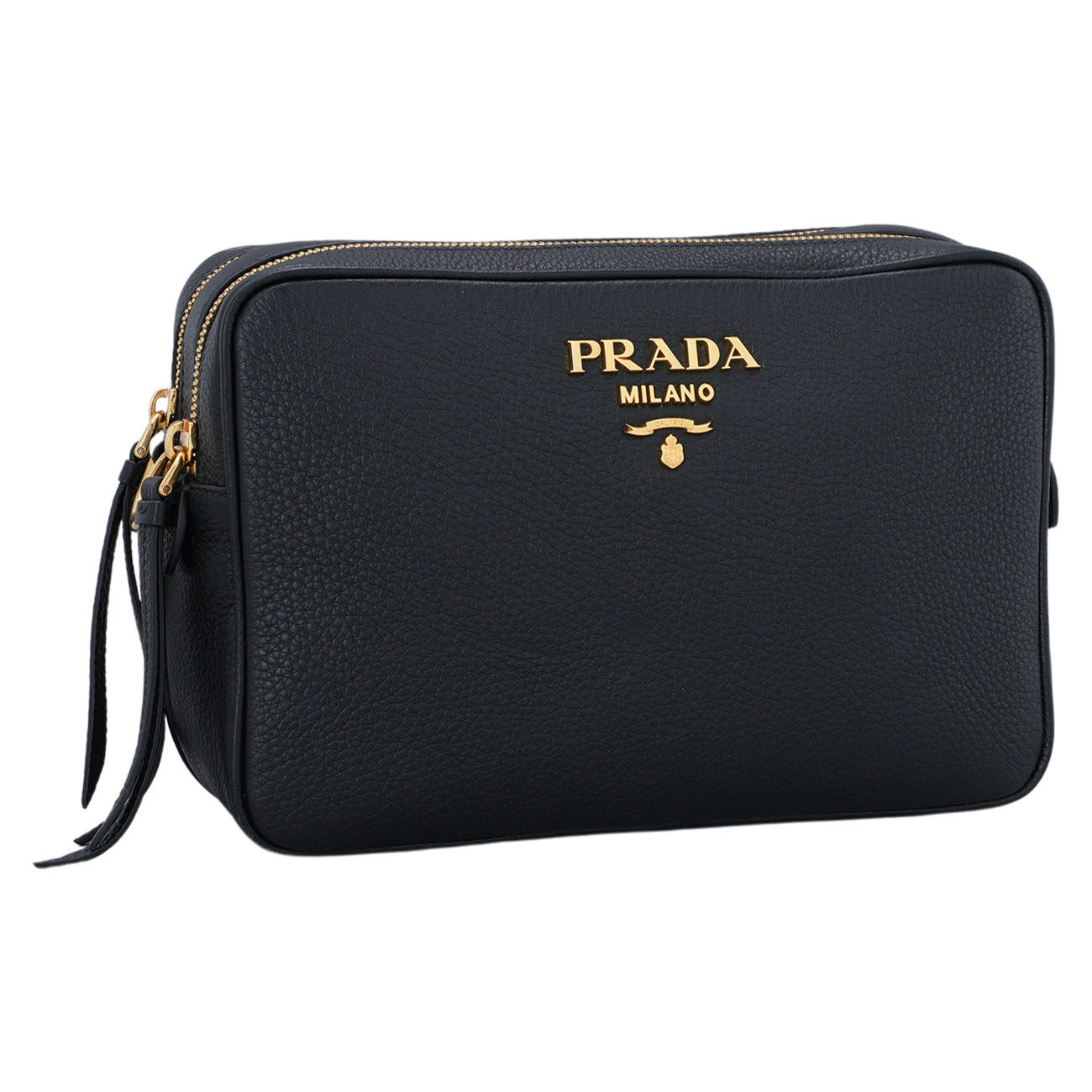 PRADA(USED)프라다 1BH079 비텔로 다이노 더블지퍼 크로스백