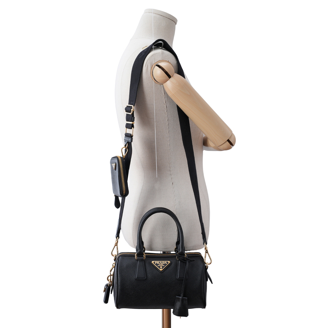 PRADA(USED)프라다 1BB846 사피아노 탑 핸들백
