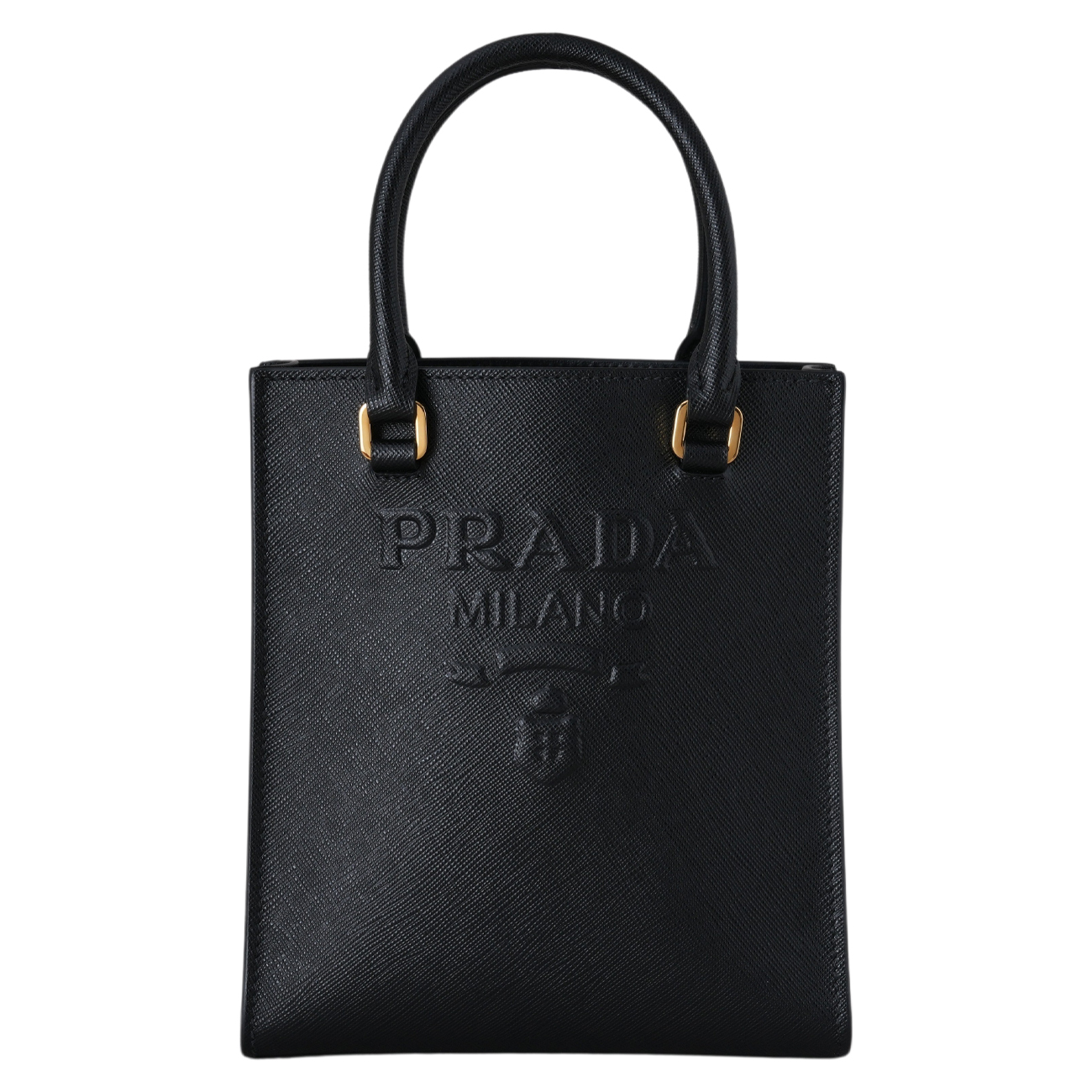 PRADA(USED)프라다 1BA333 로고 미니 토트백