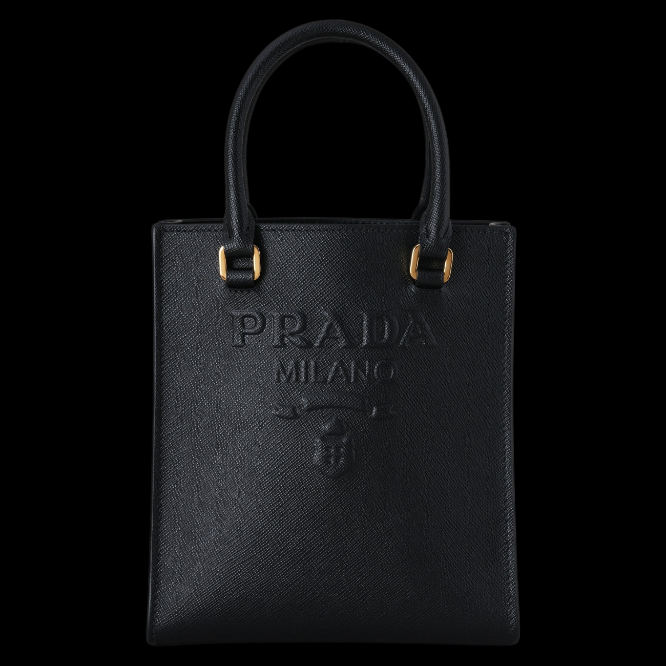 PRADA(USED)프라다 1BA333 로고 미니 토트백