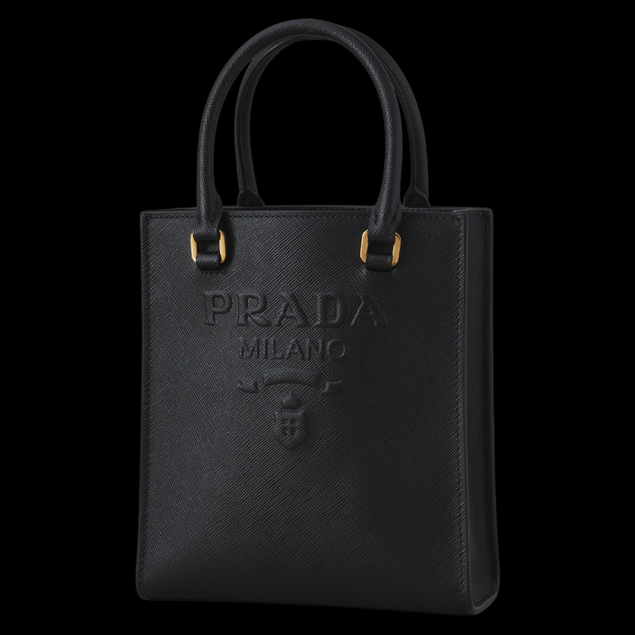 PRADA(USED)프라다 1BA333 로고 미니 토트백