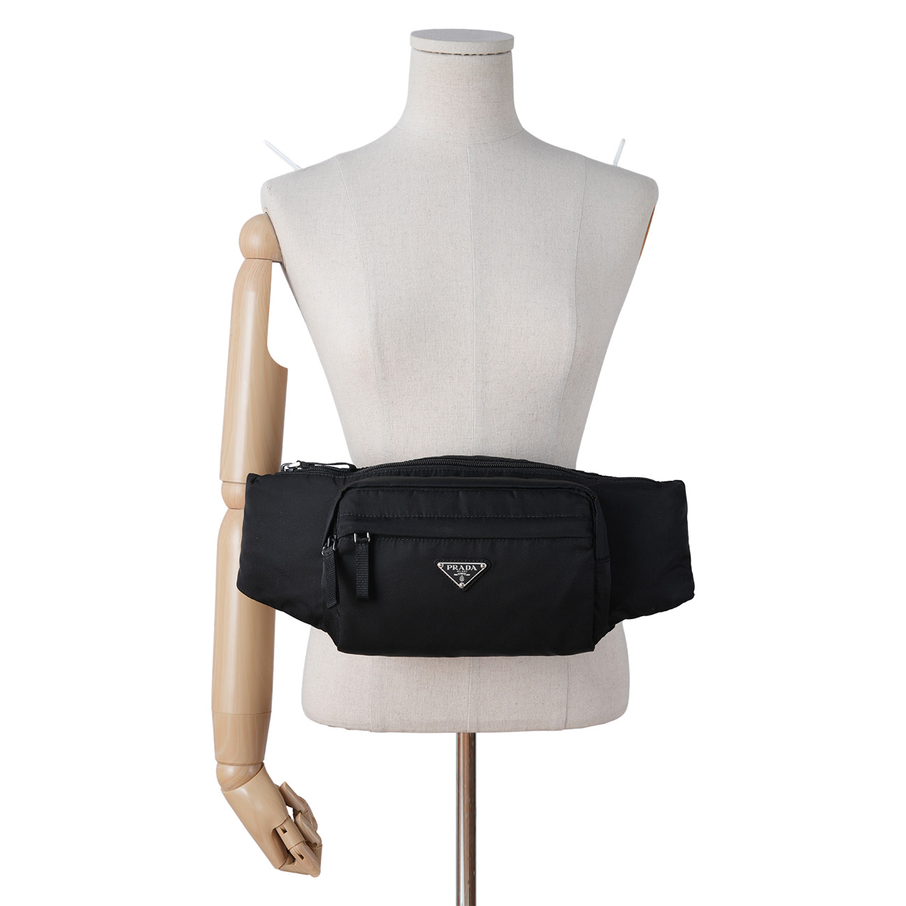 PRADA(USED)프라다 2VL005 테수토 삼각로고 바이크백