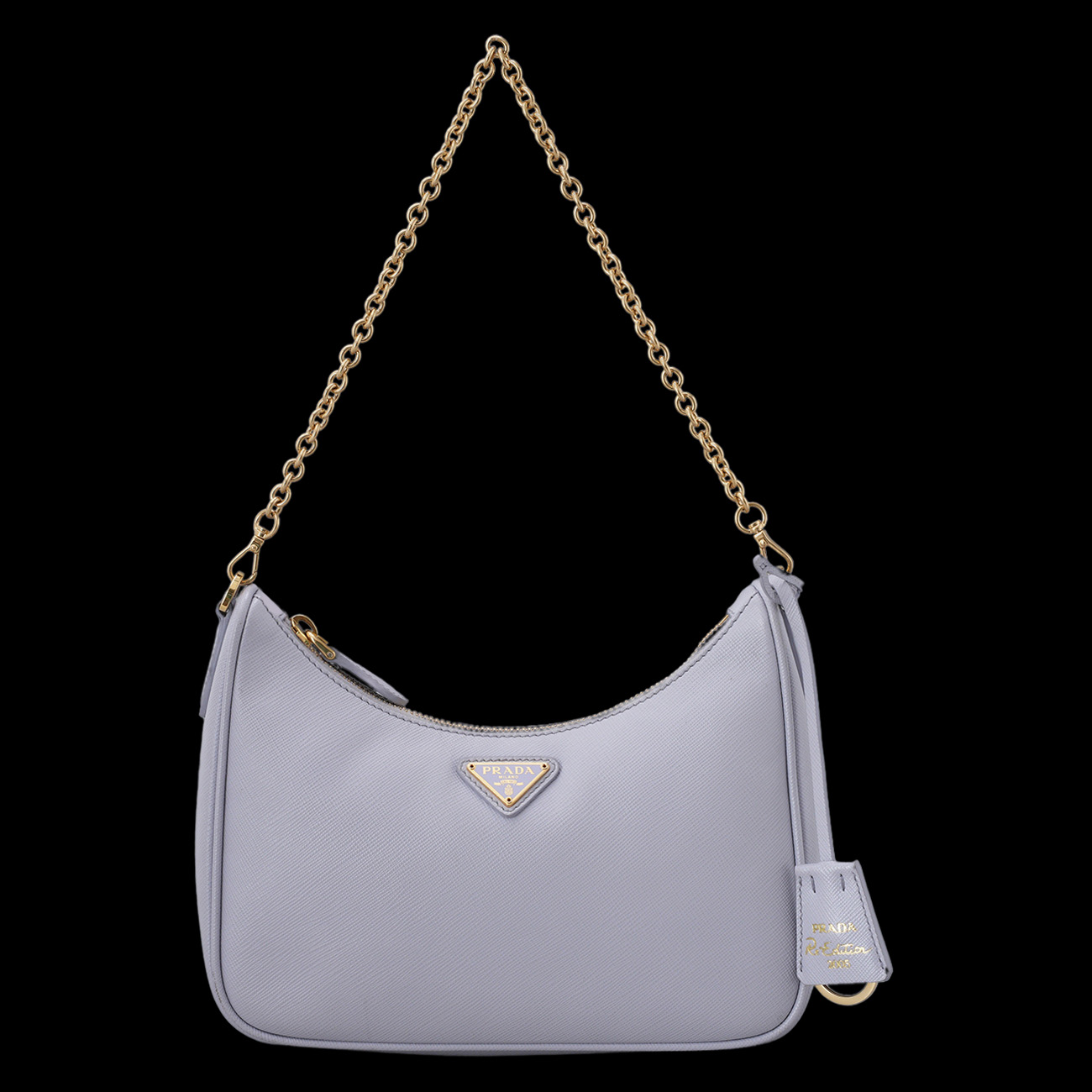 PRADA(USED)프라다 사피아노 럭스 체인 호보백