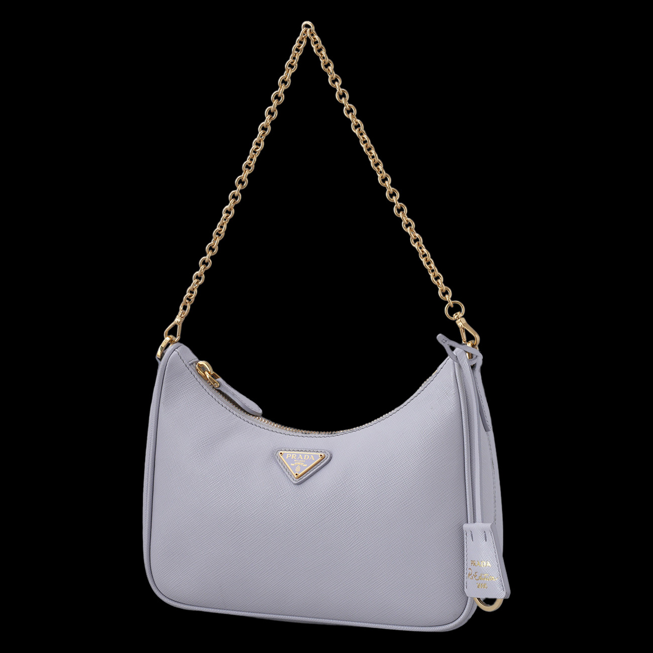 PRADA(USED)프라다 사피아노 럭스 체인 호보백