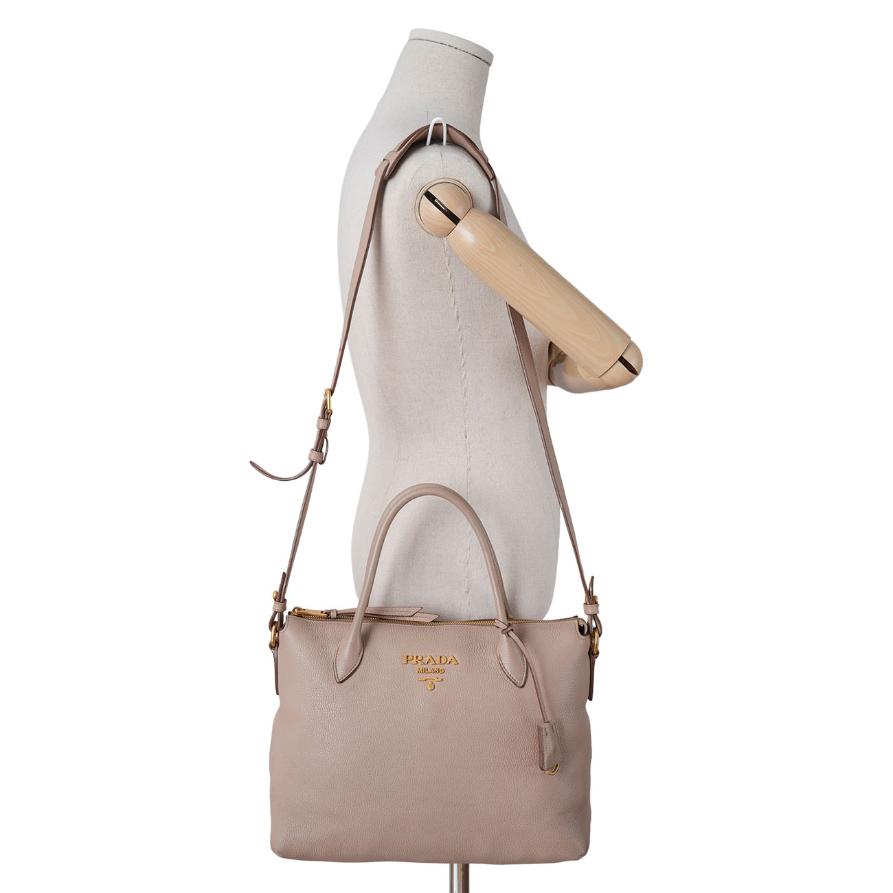 PRADA(USED)프라다 1BA157 비텔로 다이노 토트겸 숄더백