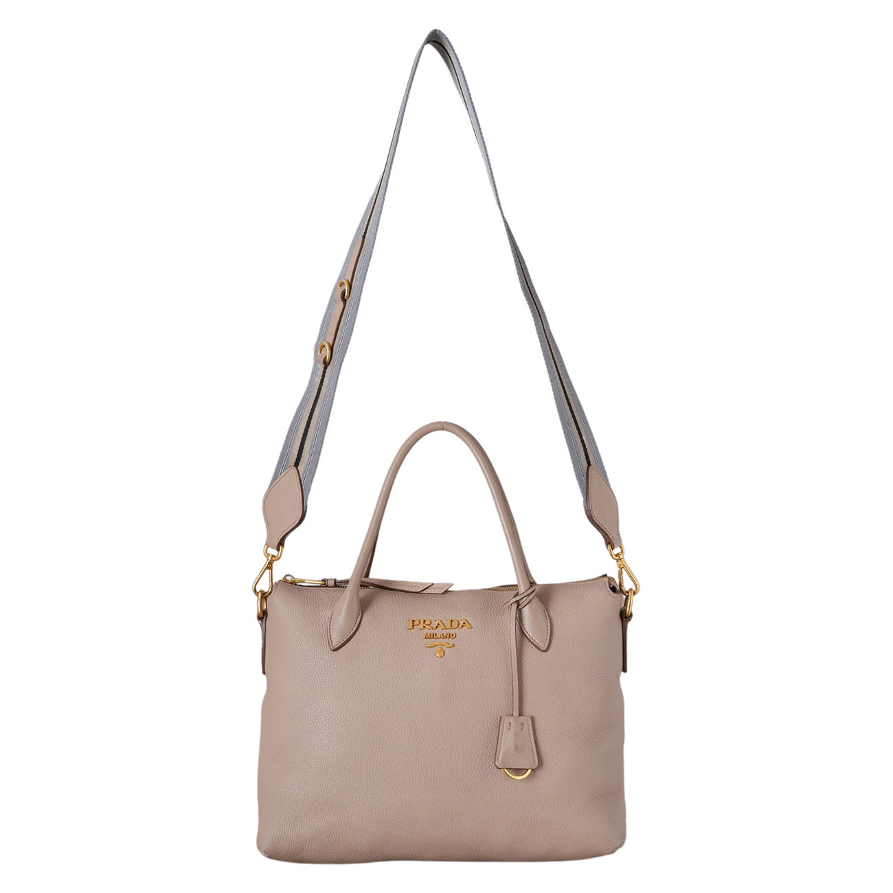 PRADA(USED)프라다 1BA157 비텔로 다이노 토트겸 숄더백