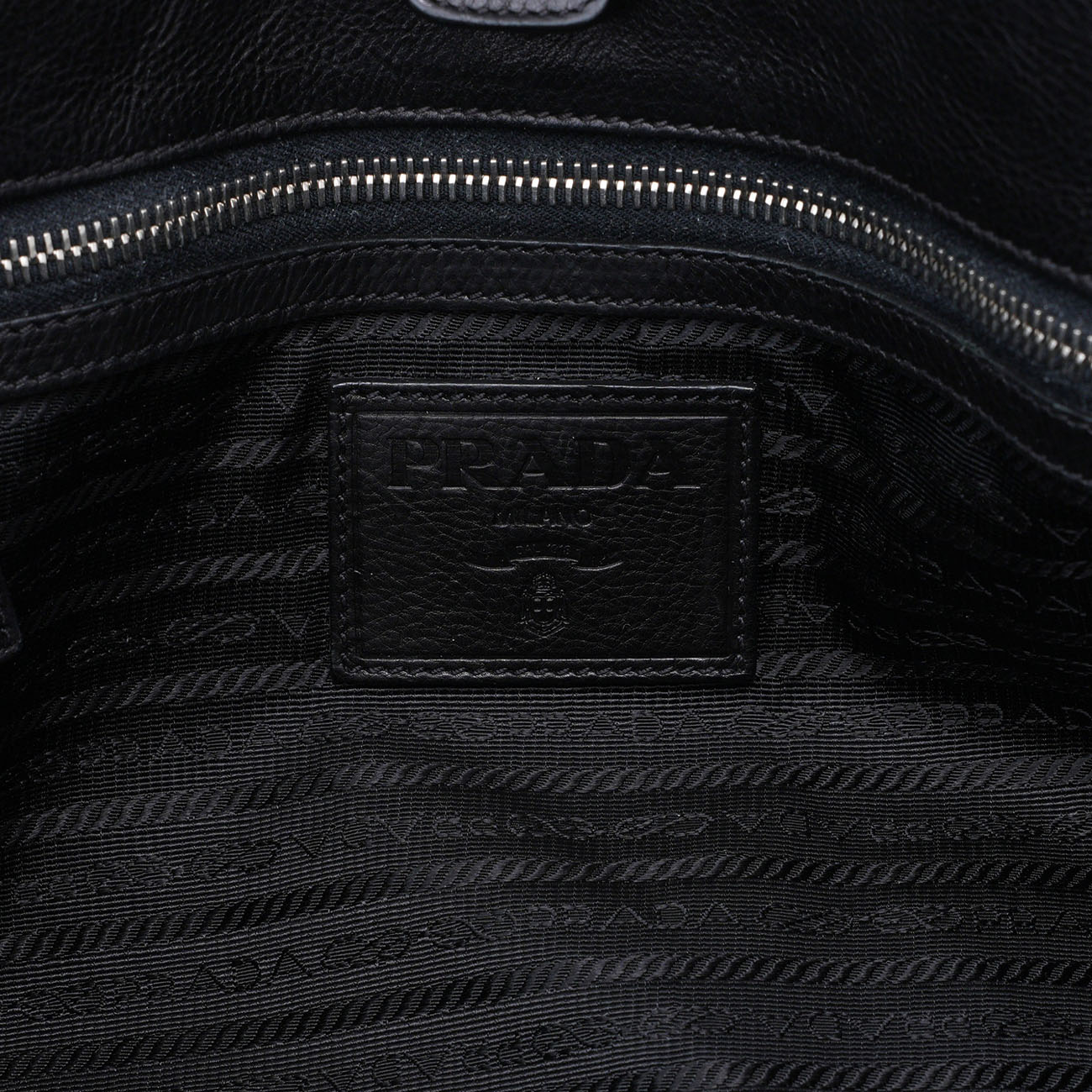 PRADA(USED)프라다 VA0801 레더 쇼퍼백