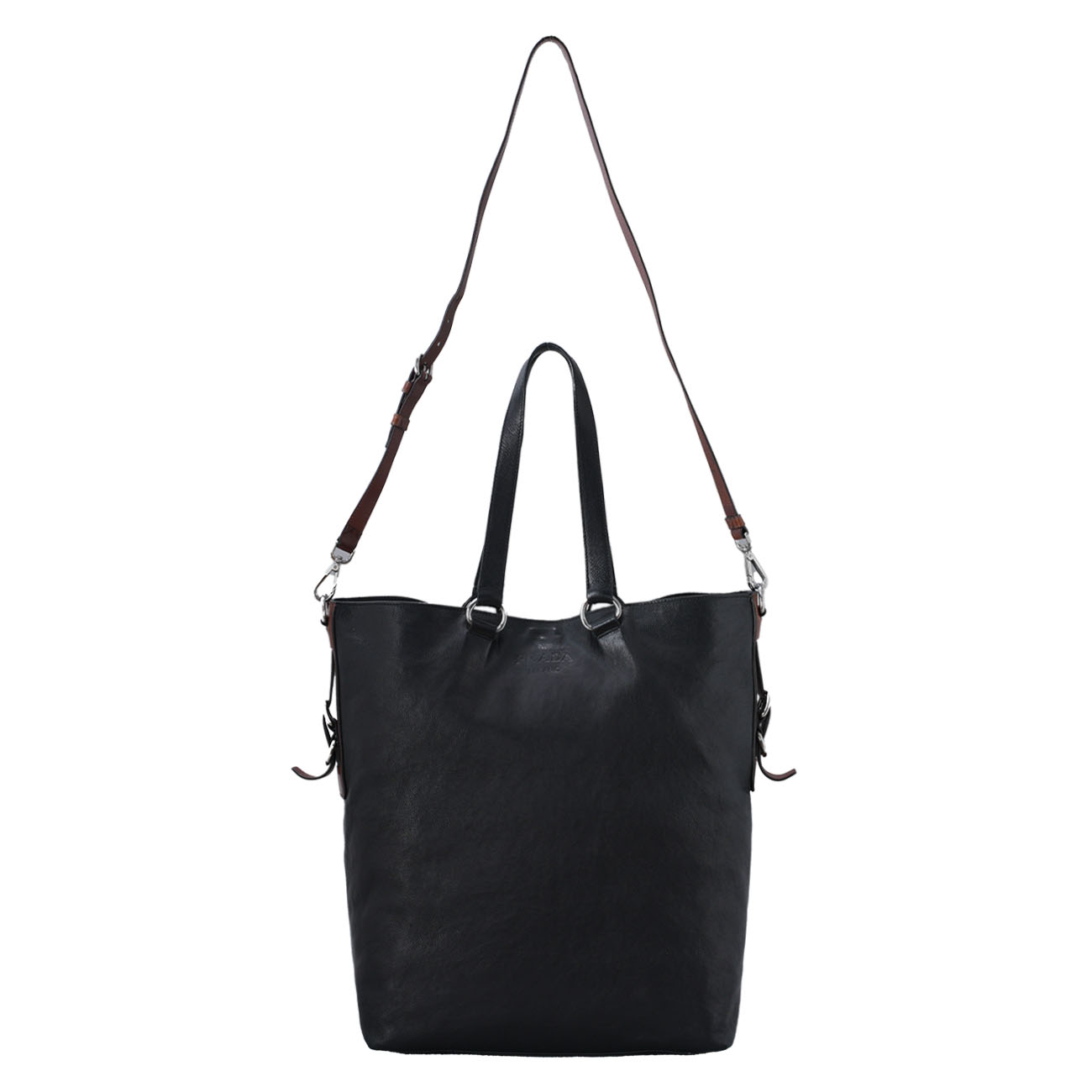 PRADA(USED)프라다 VA0801 레더 쇼퍼백
