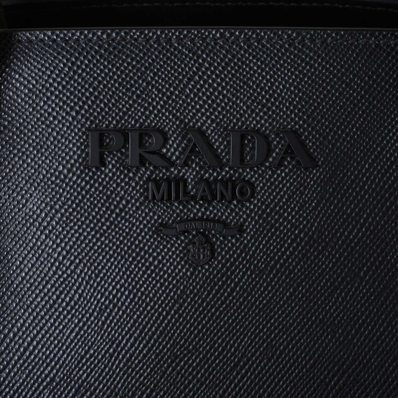 PRADA(USED)프라다 1BA156 사피아노 모노크롬 토트백