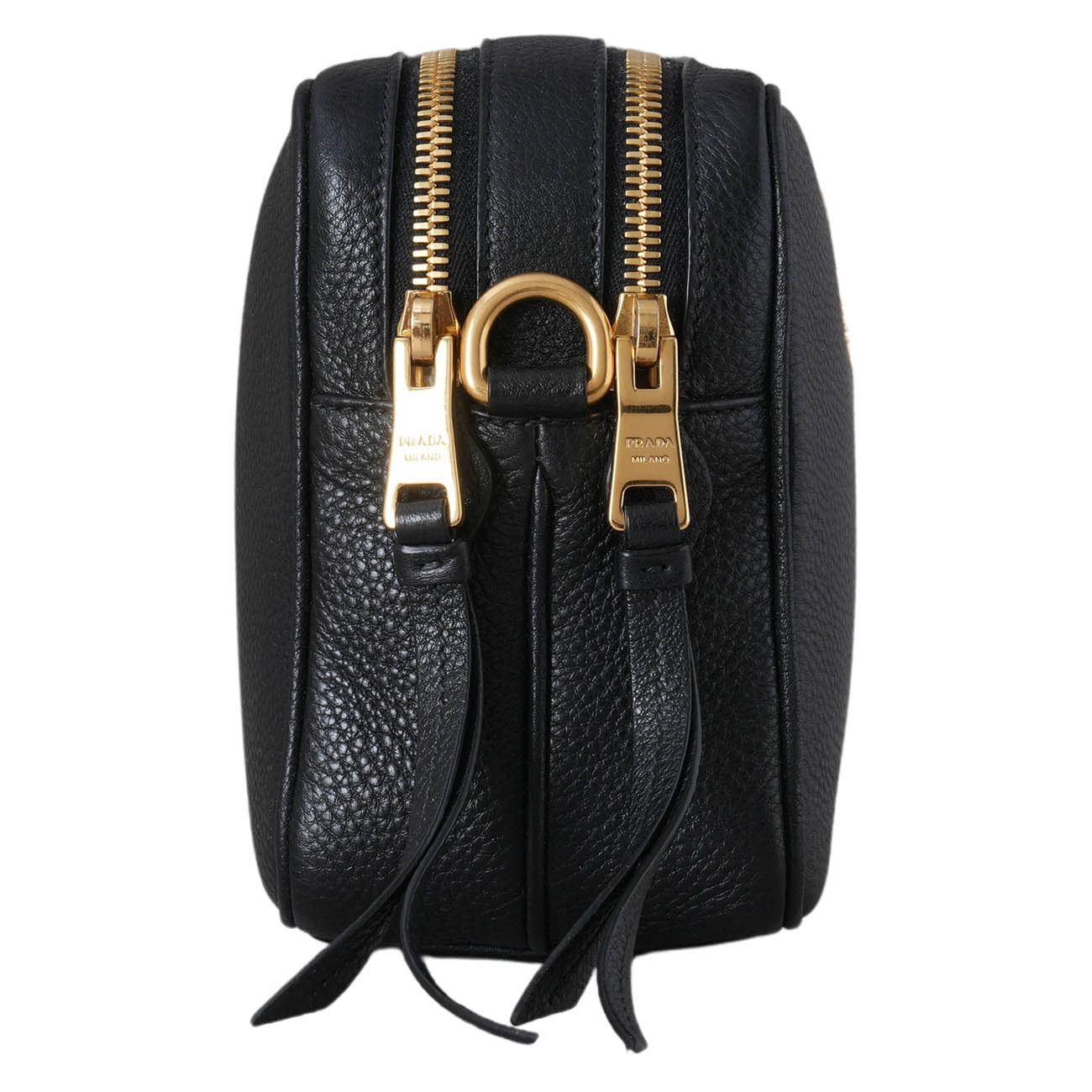 PRADA(USED)프라다 1BH082 레더 카메라백