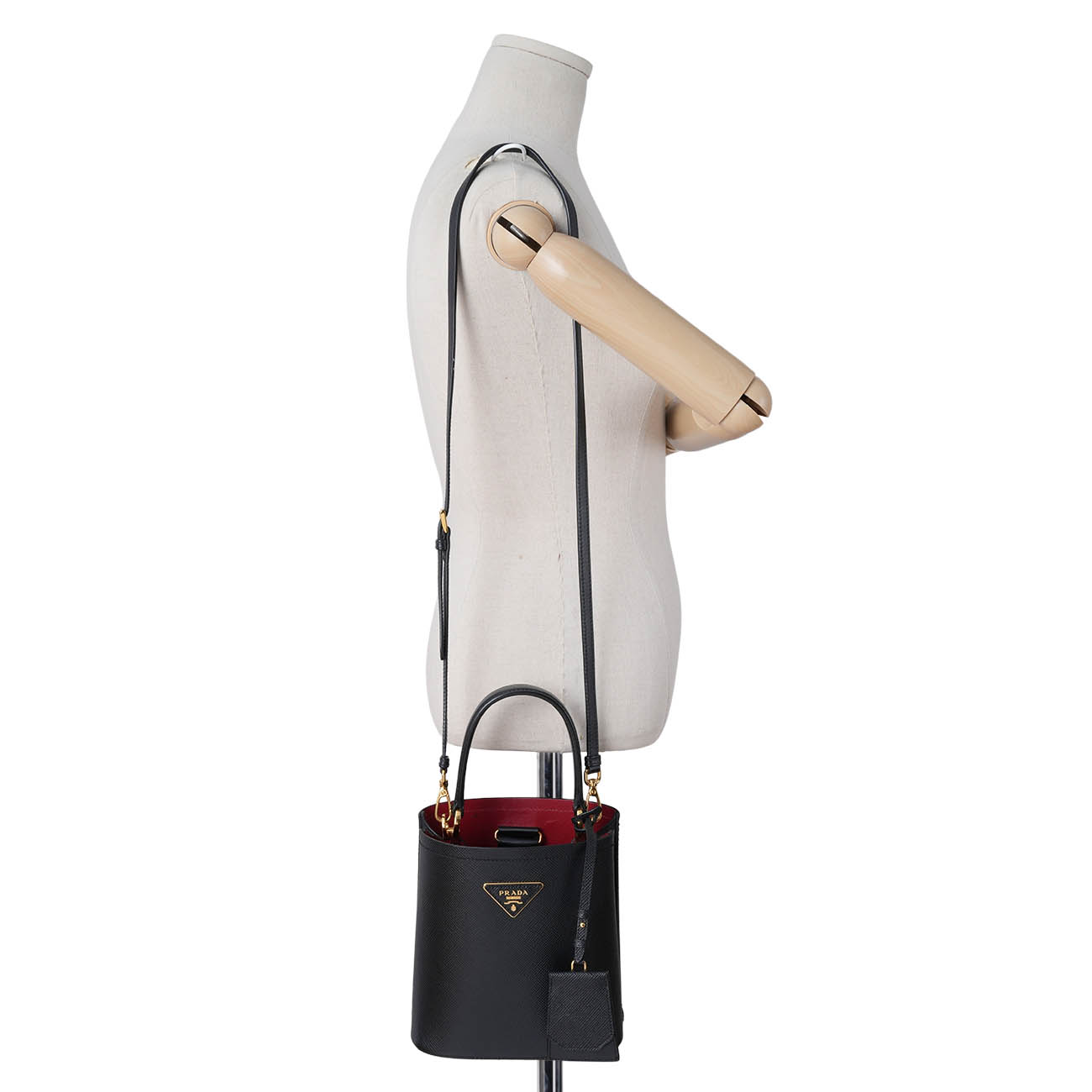 PRADA(USED)프라다 사피아노 파니에 토트겸 숄더백