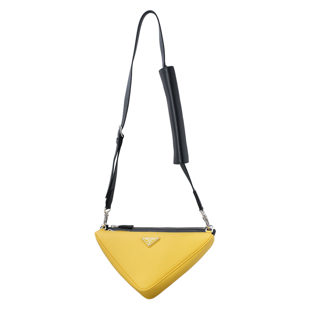 PRADA(USED)프라다 2VH157 트라이앵글 레더 크로스백