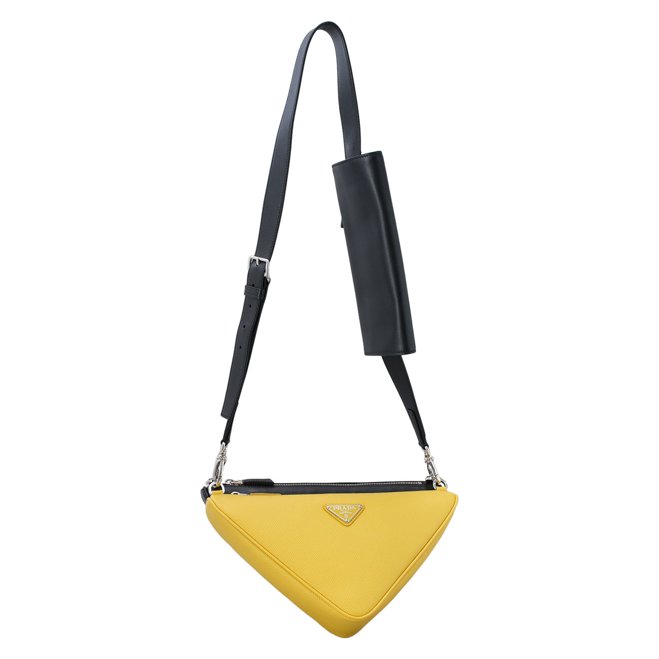 PRADA(USED)프라다 2VH157 트라이앵글 레더 크로스백