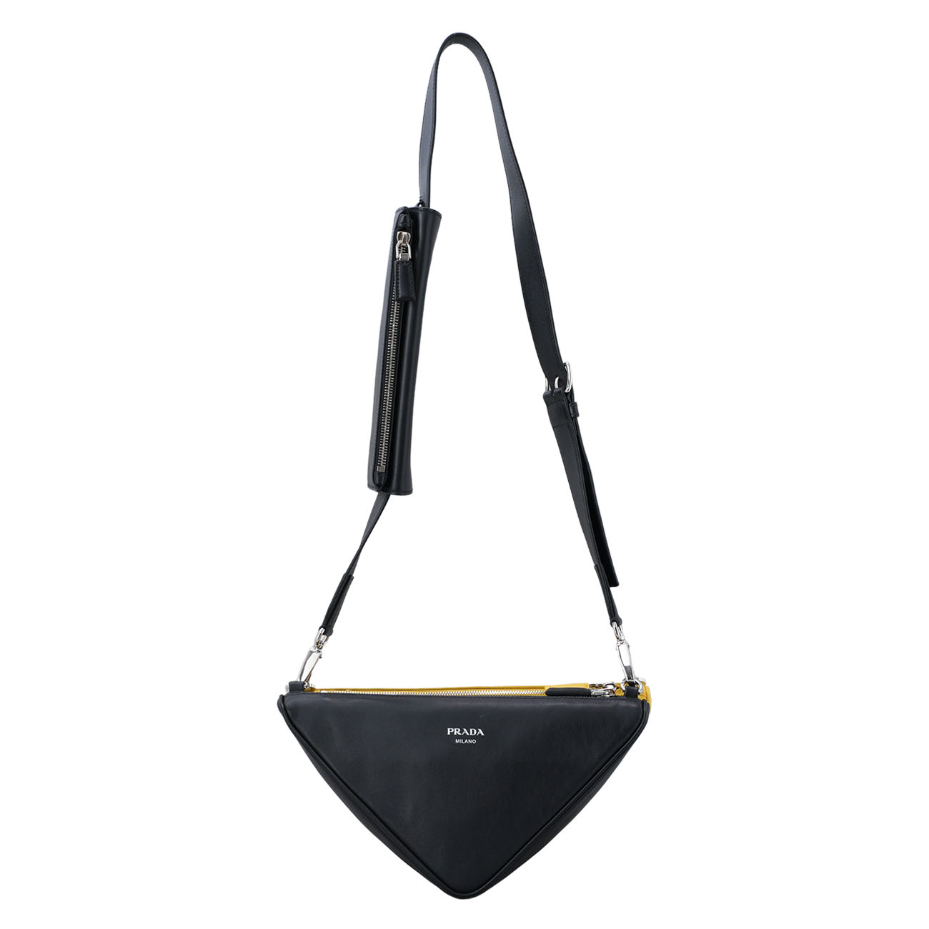 PRADA(USED)프라다 2VH157 트라이앵글 레더 크로스백