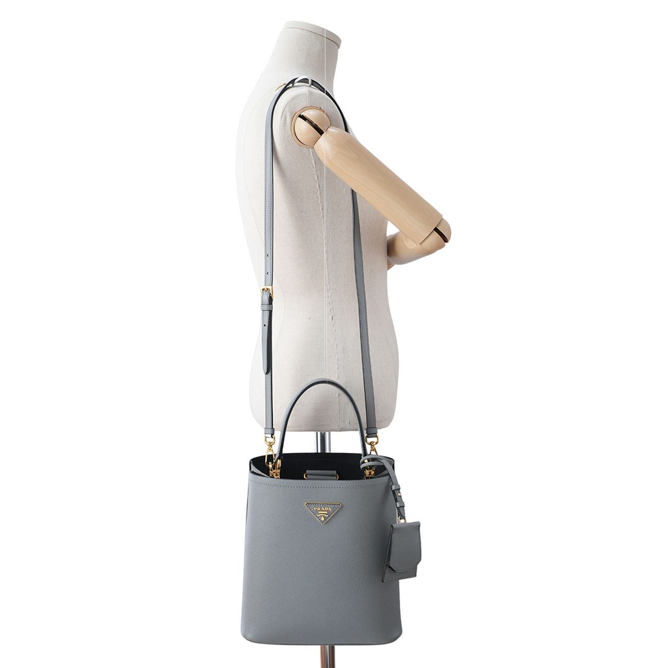 PRADA(USED)프라다 1BA212 시즌 사피아노 파니에 토트백