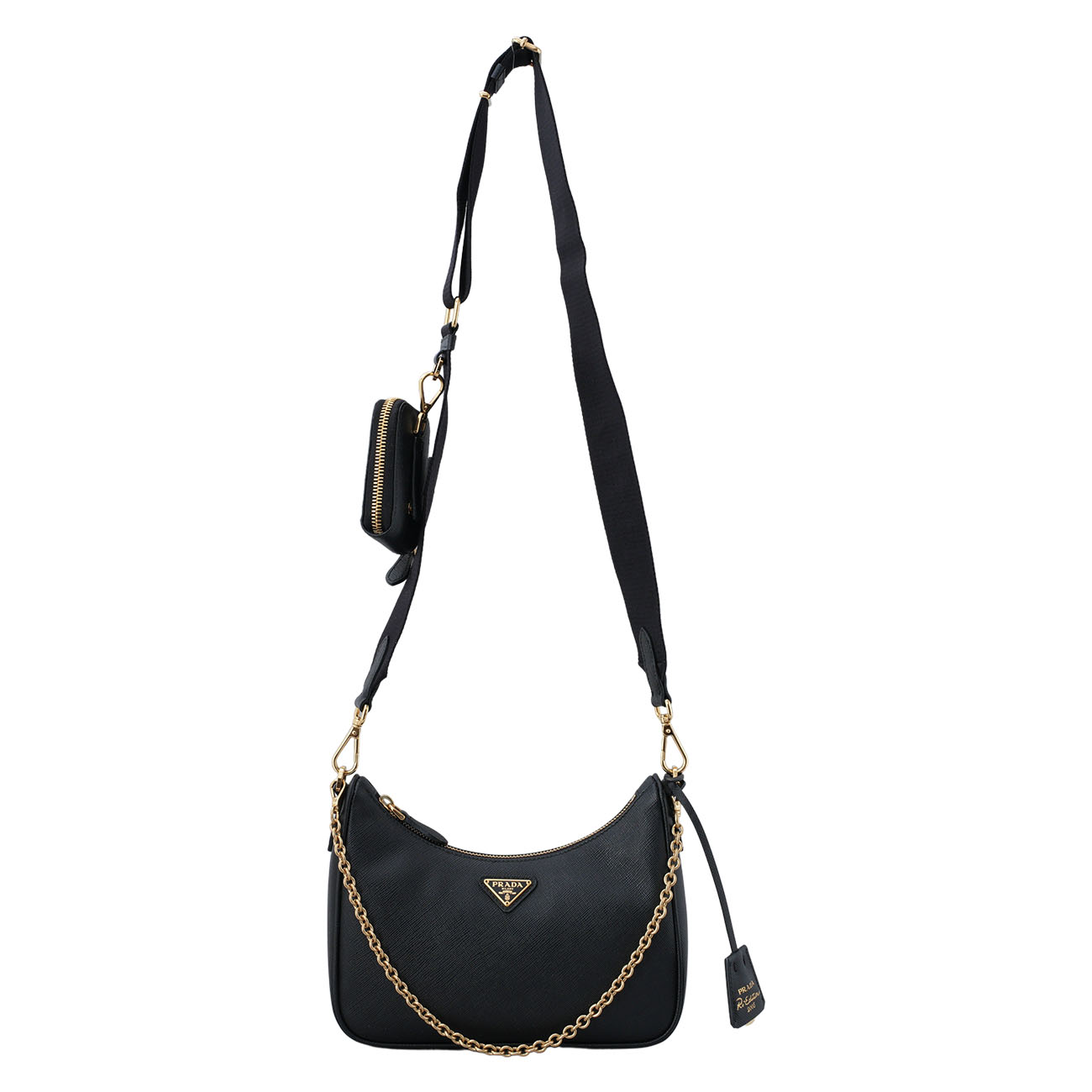 PRADA(USED)프라다 1BH204 사피아노 호보백