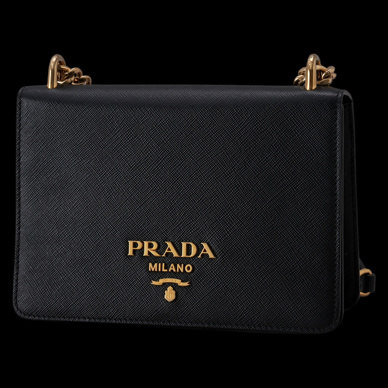PRADA(USED)프라다 1BD133 사피아노 체인 플랩백