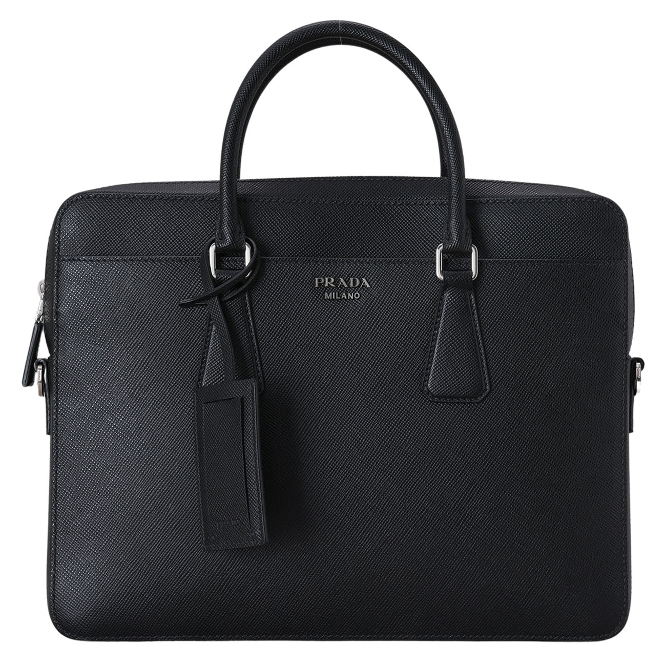 PRADA(USED)프라다 2VE368 사피아노 브리프케이스