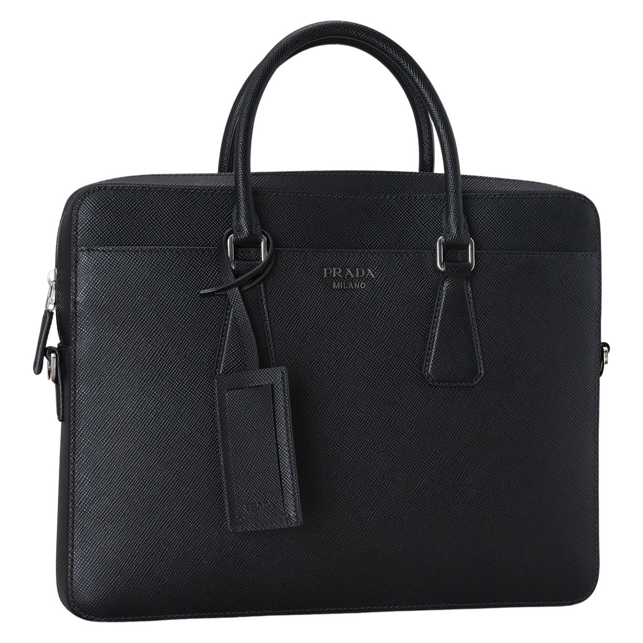 PRADA(USED)프라다 2VE368 사피아노 브리프케이스