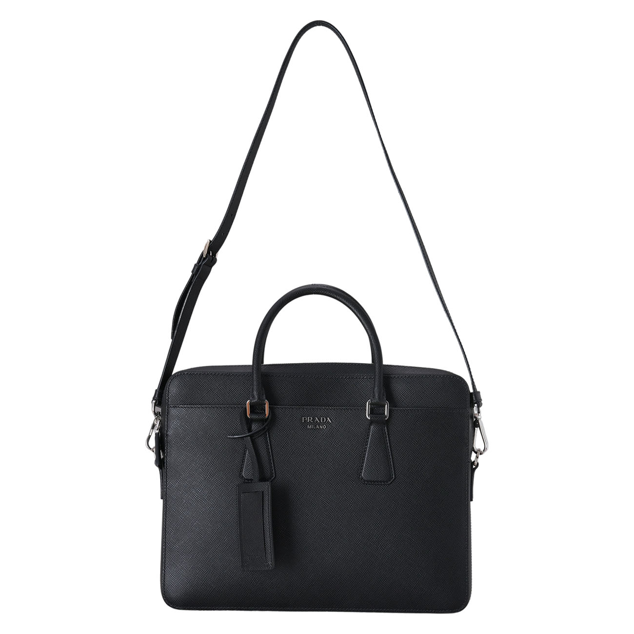 PRADA(USED)프라다 2VE368 사피아노 브리프케이스