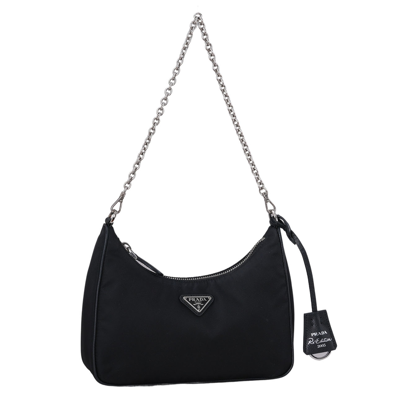 PRADA(USED)프라다 테수토 체인 스트랩 호보백 (1BH204)