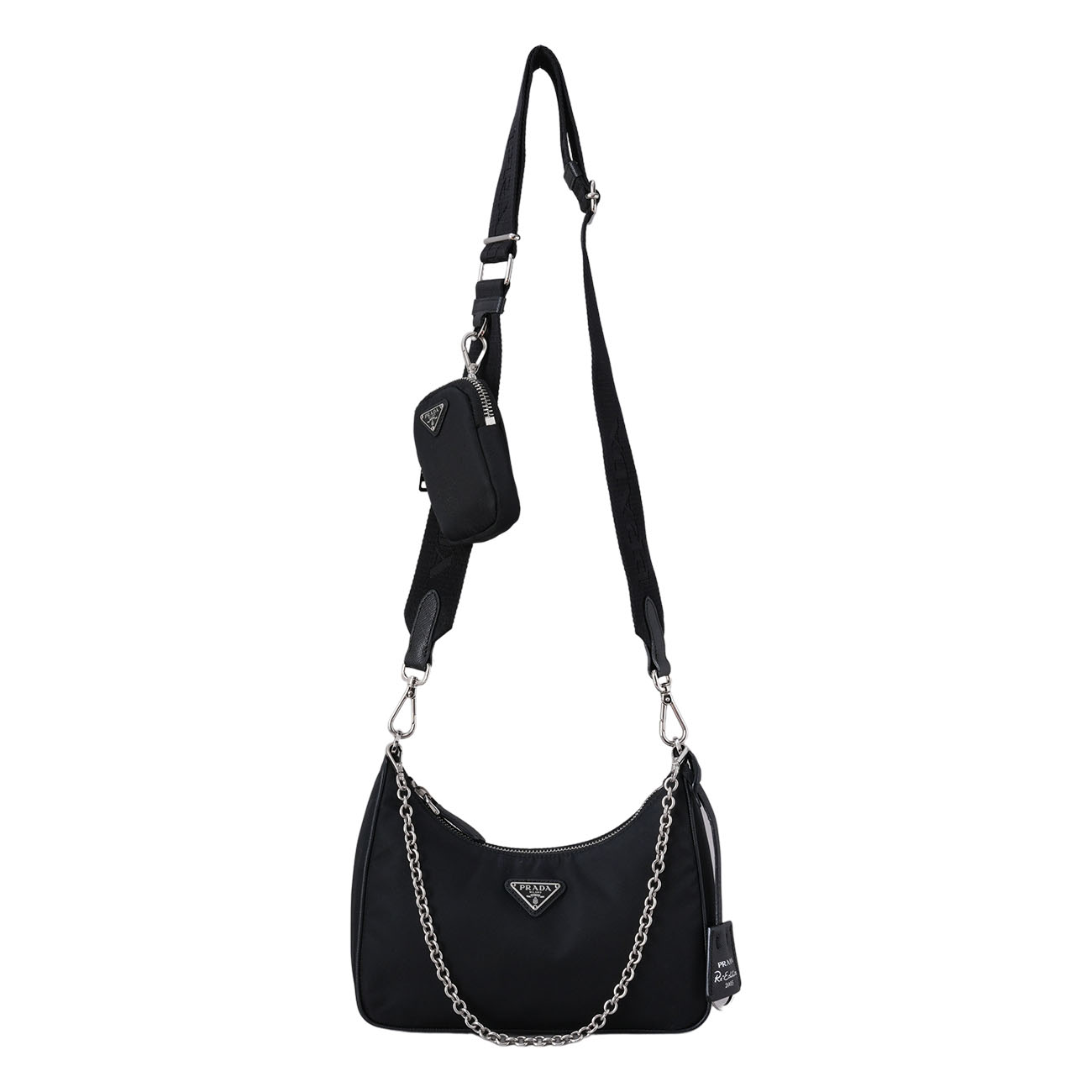 PRADA(USED)프라다 테수토 체인 스트랩 호보백 (1BH204)