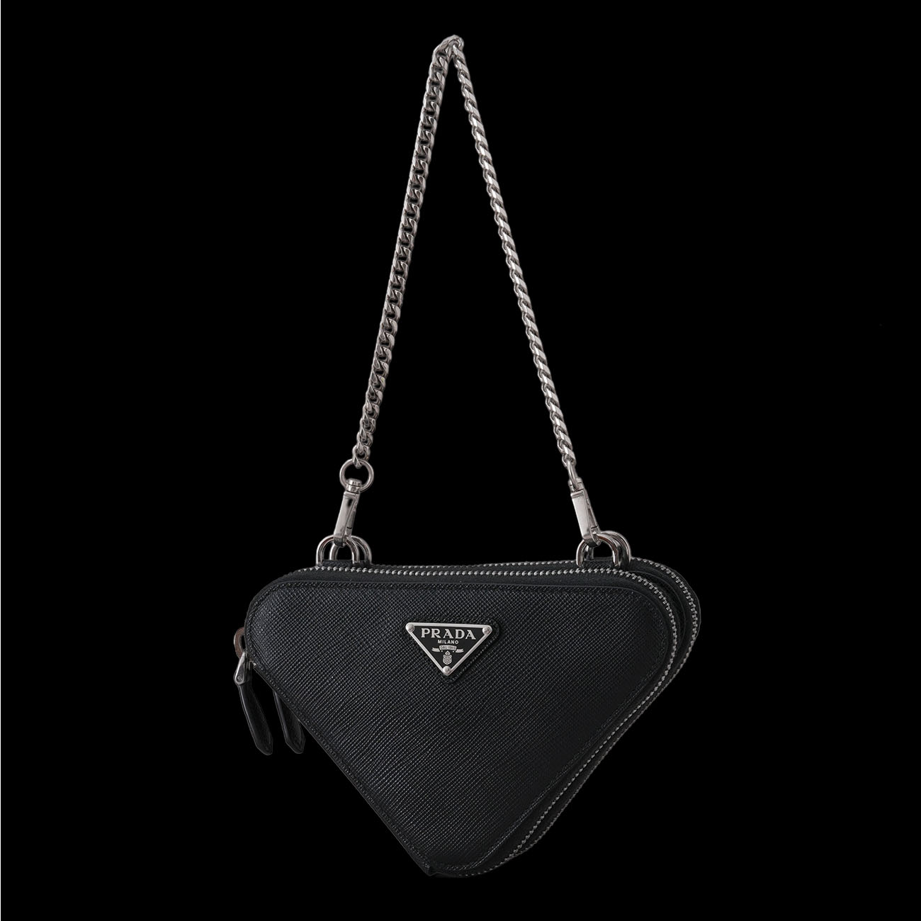 PRADA(USED)프라다 1NR015 트라이앵글 미니백